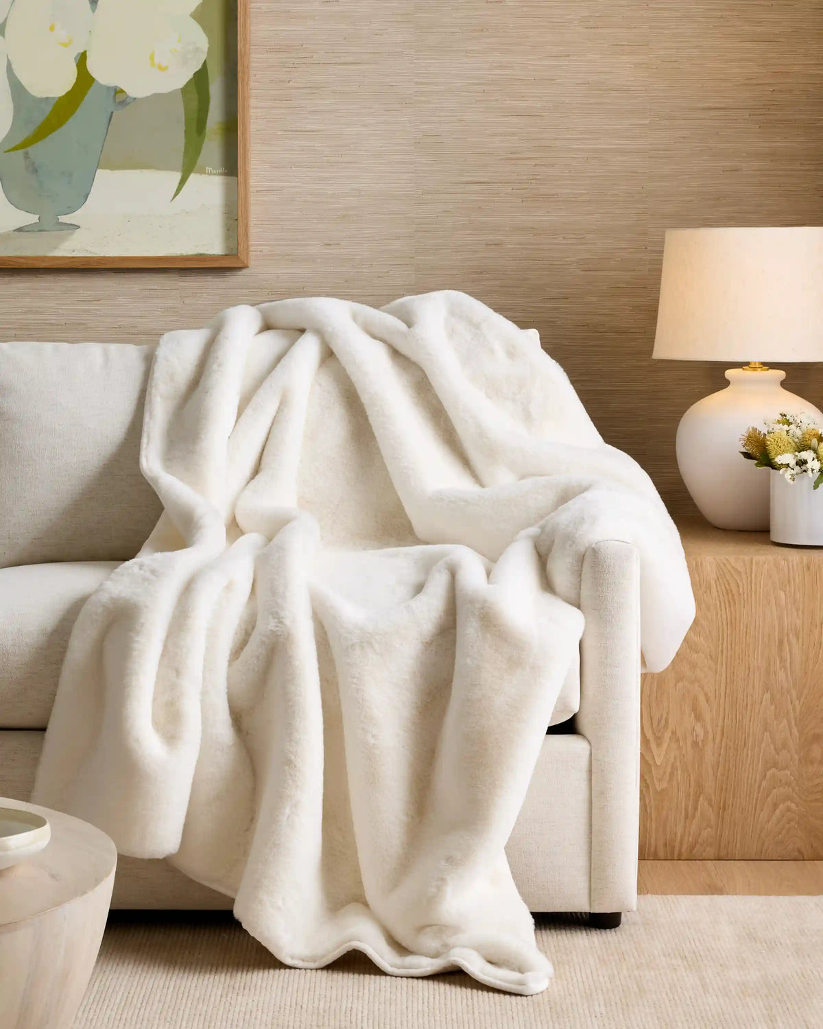 Luxury Faux Fur Throw