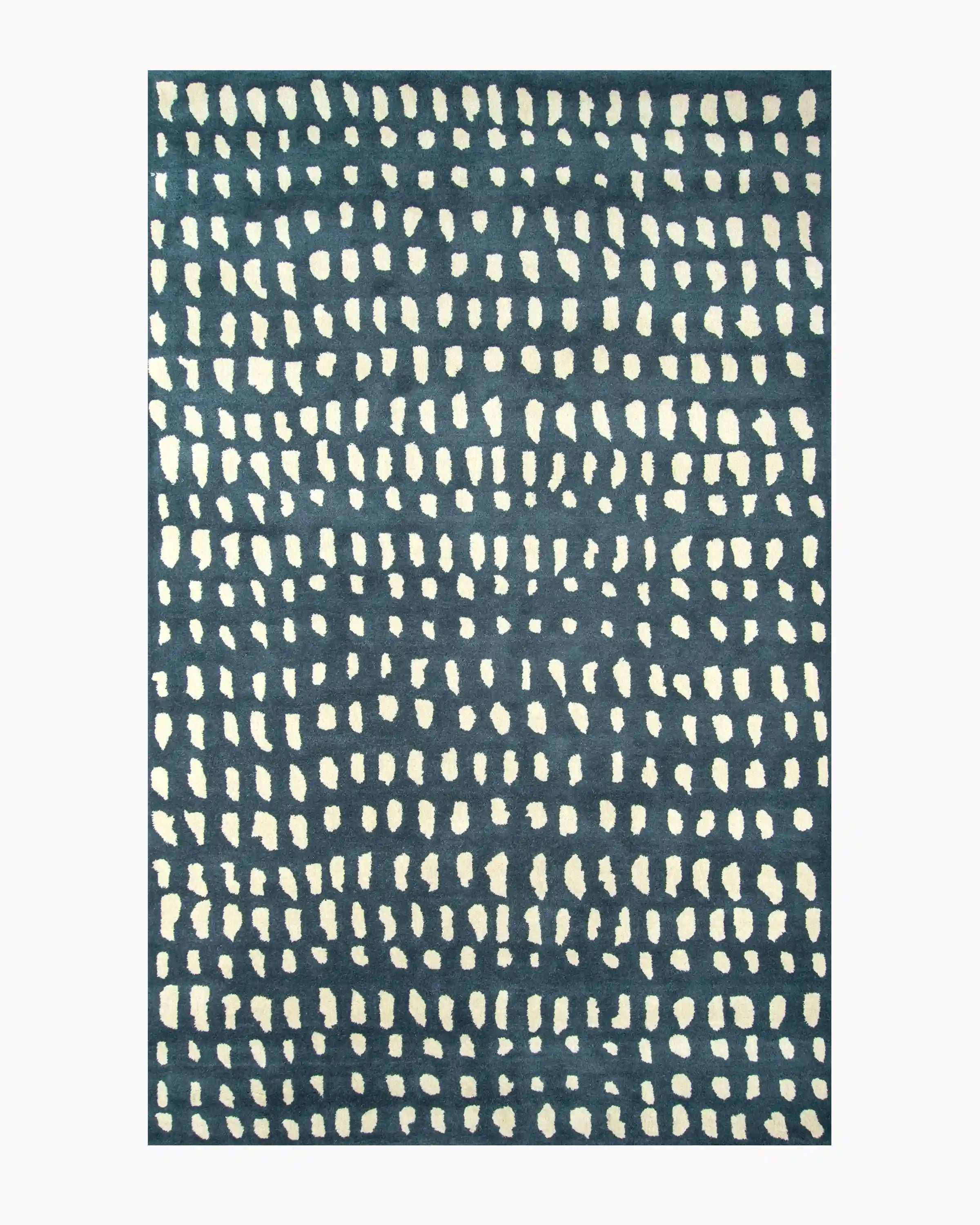 Painterly Dots Hand-Tufted Wool Rug