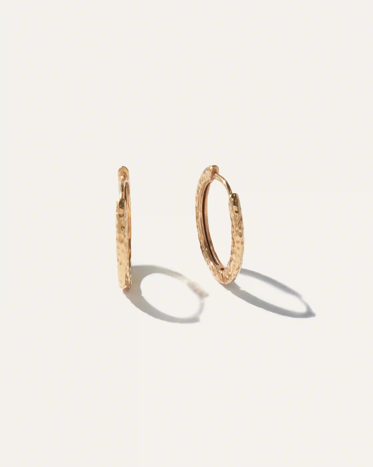 Hammered Nina Medium Hoops