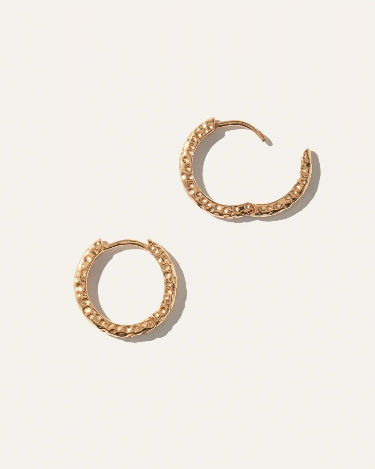 Hammered Nina Medium Hoops
