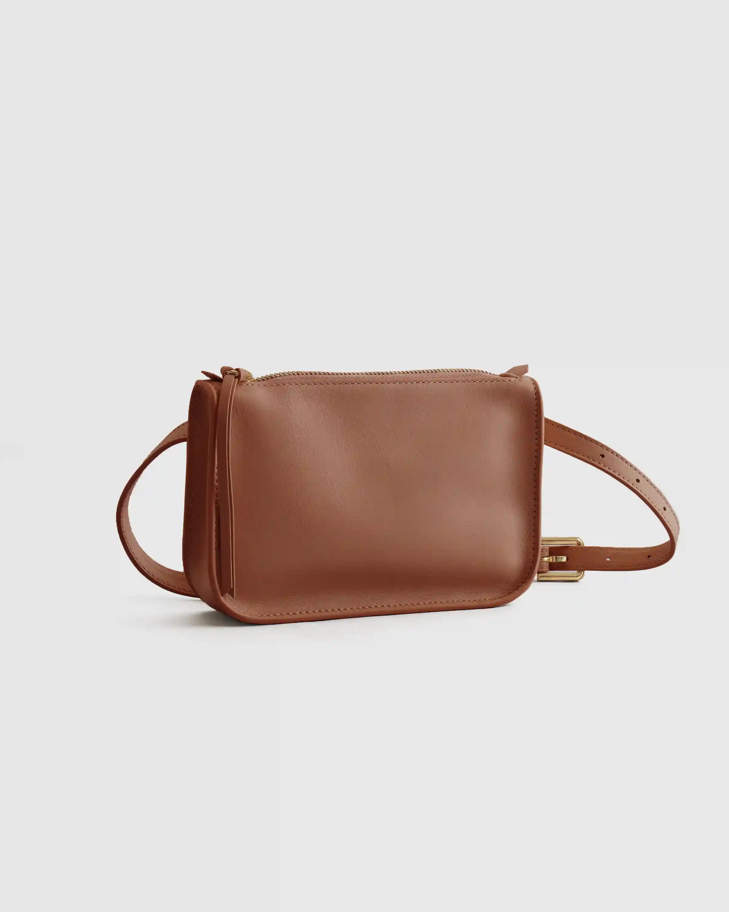 100% Italian Nappa Leather Belt Bag
