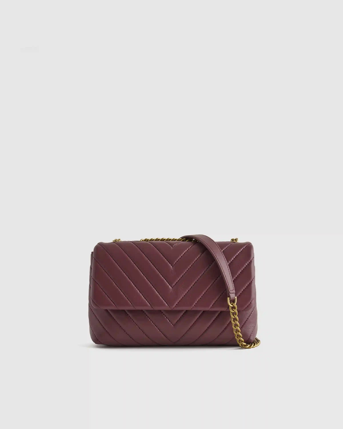 Italian Leather Quilted Convertible Crossbody