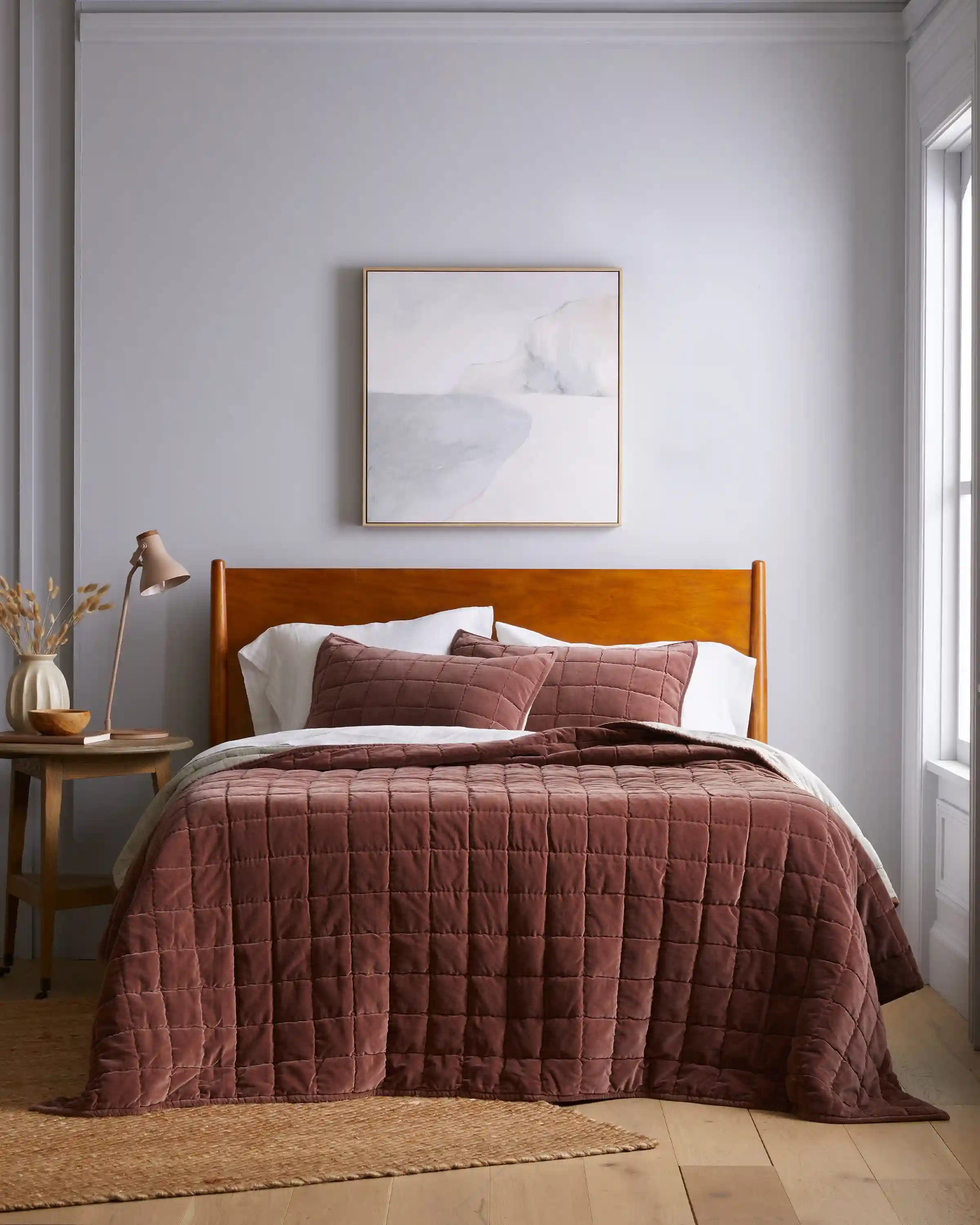 Cotton Velvet Box Quilt Set