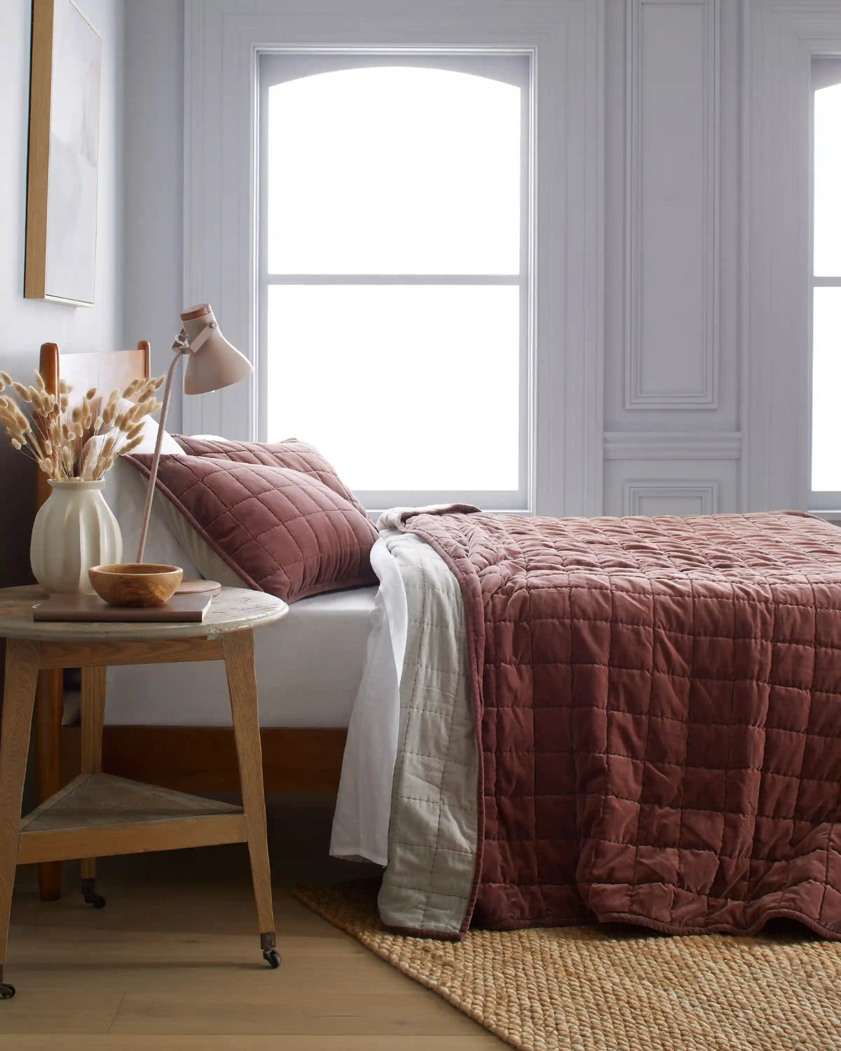 Cotton Velvet Box Quilt Set