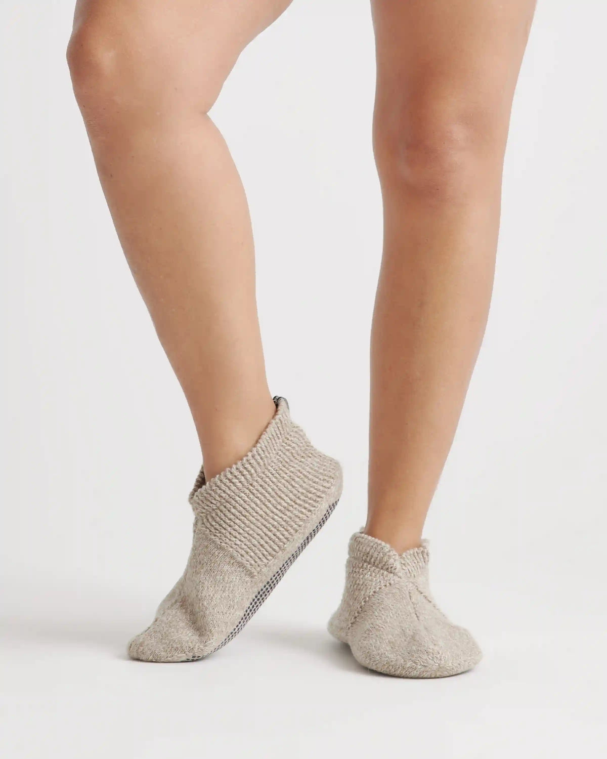 Fleece Lined Gripper Slippers (2-Pack)