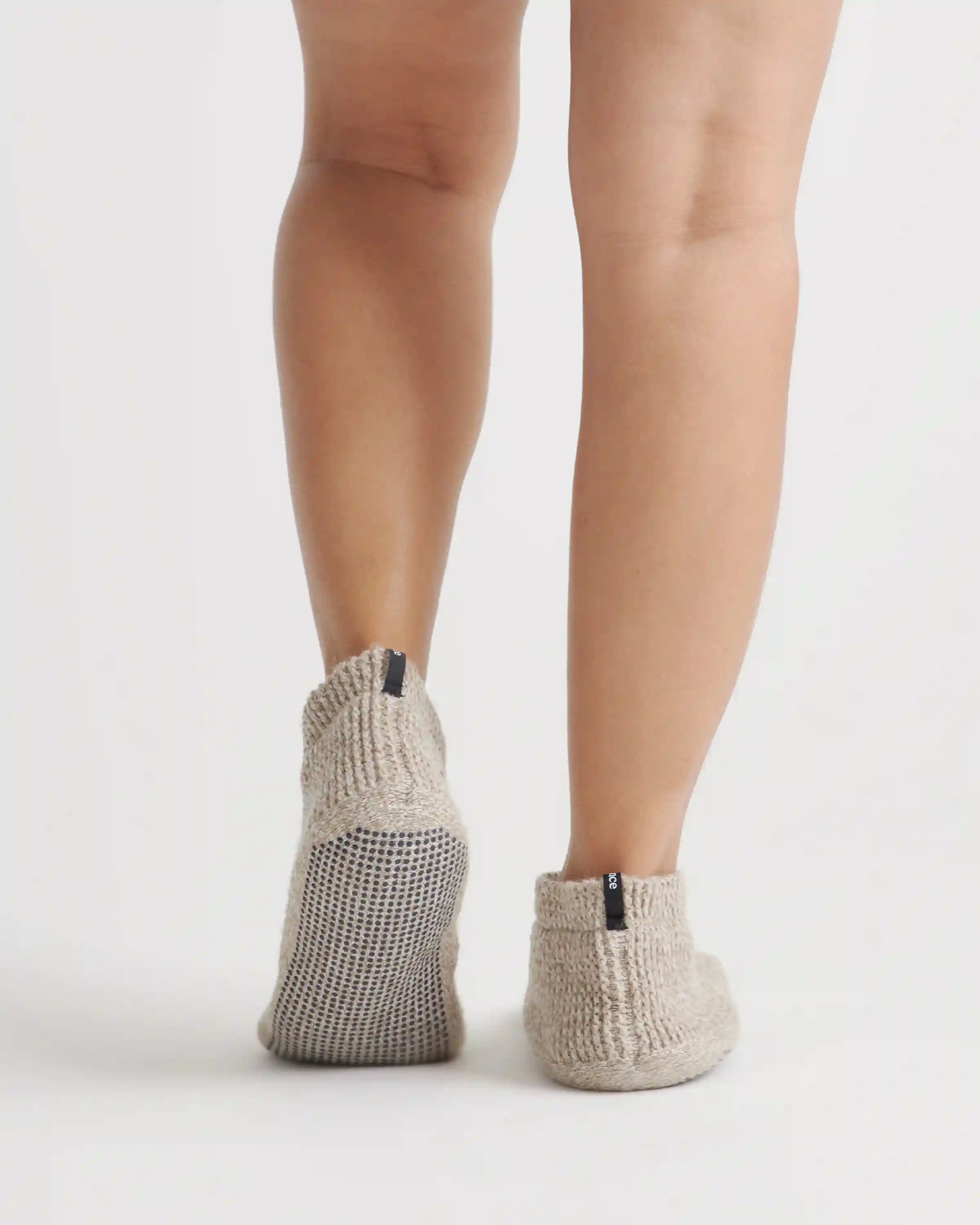 Fleece Lined Gripper Slippers (2-Pack)