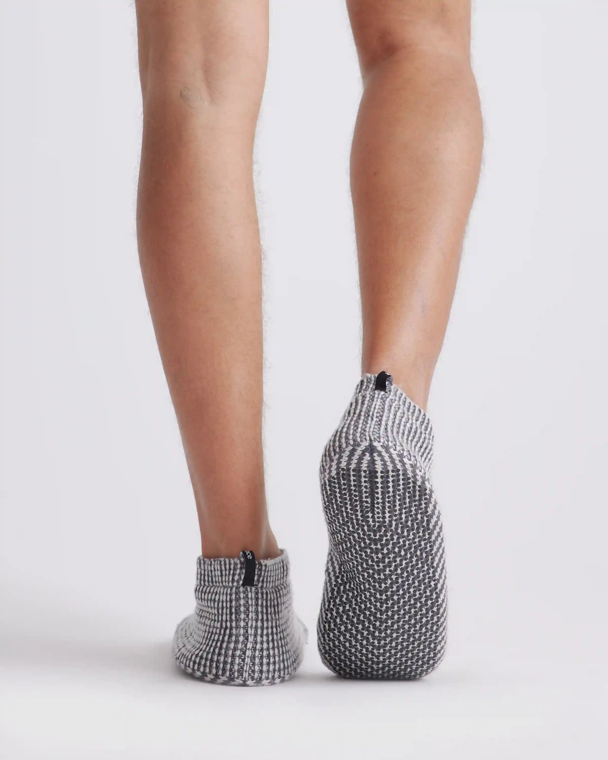 Fleece Lined Gripper Slippers (2-Pack)