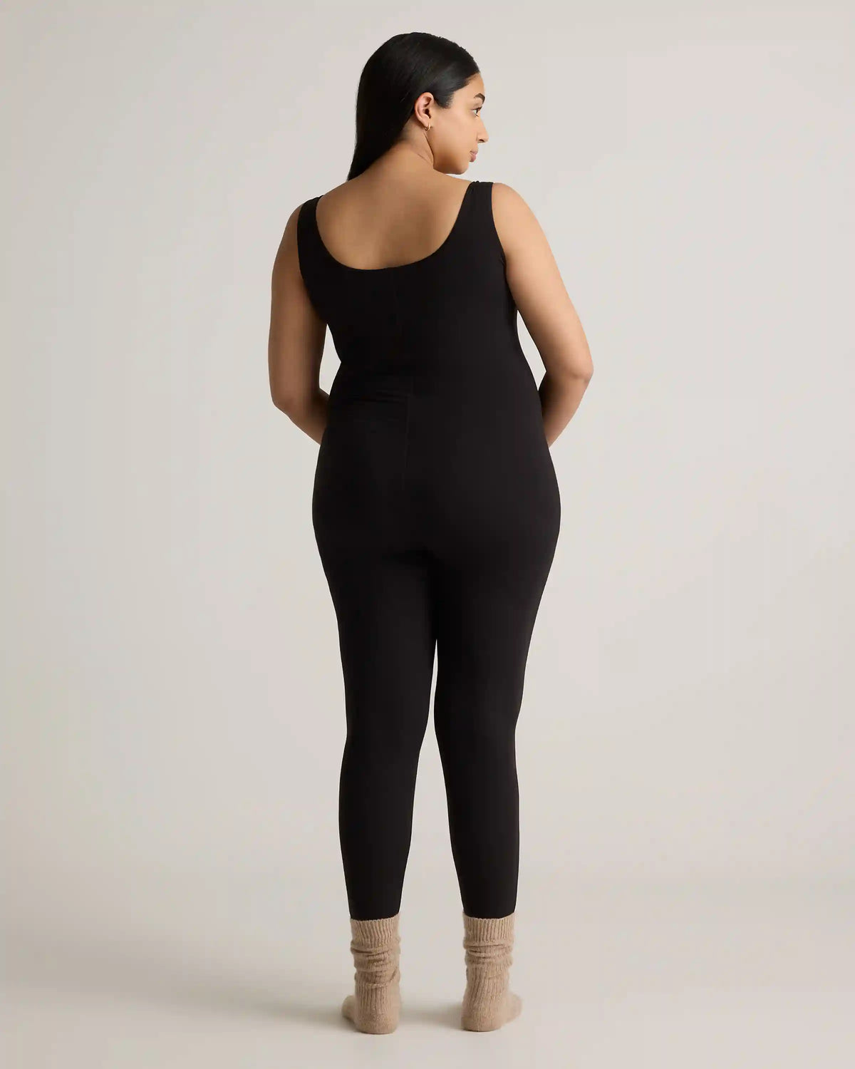 Recycled Knit Maternity Tank Unitard
