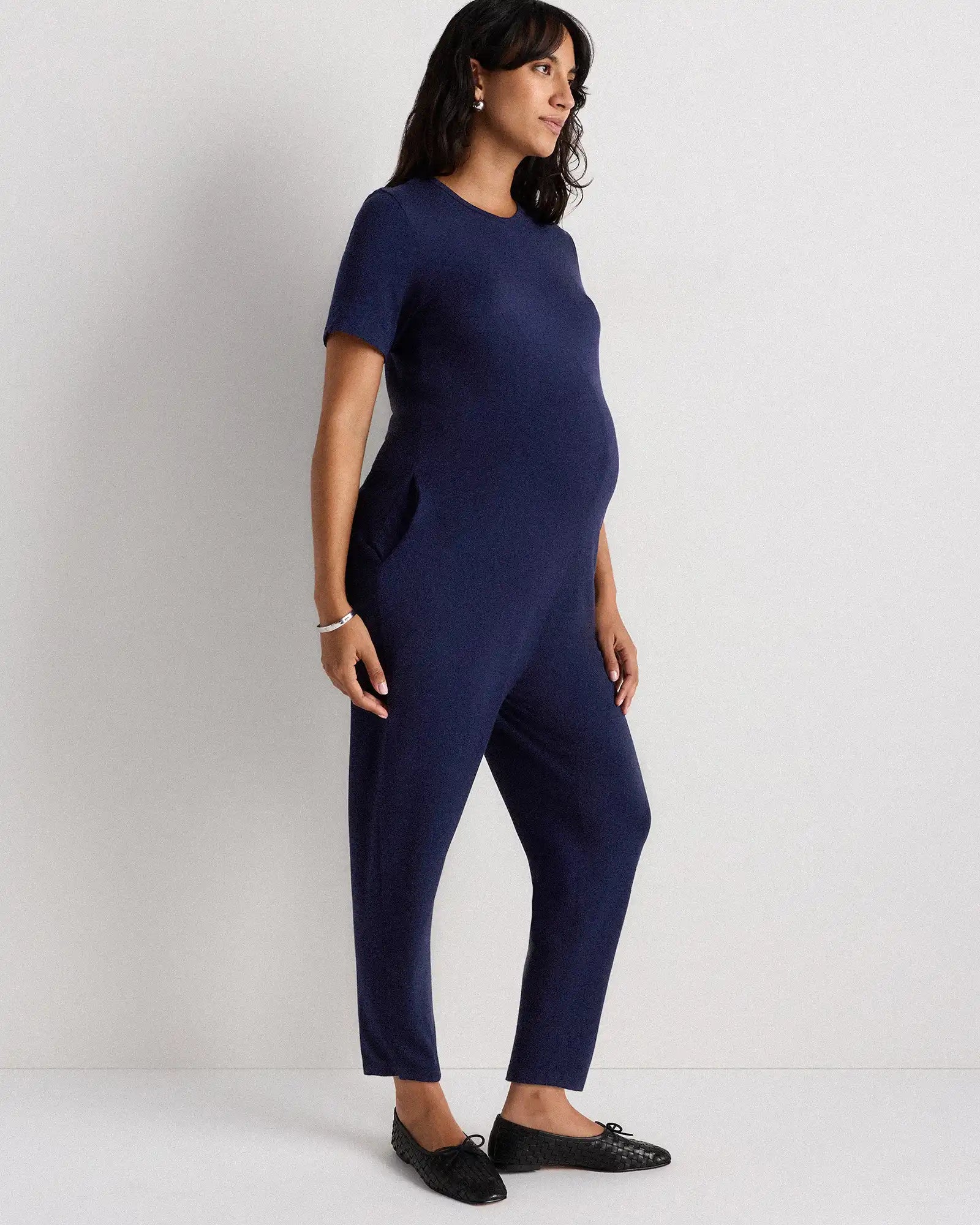 Bamboo Jersey Maternity Everyday Jumpsuit