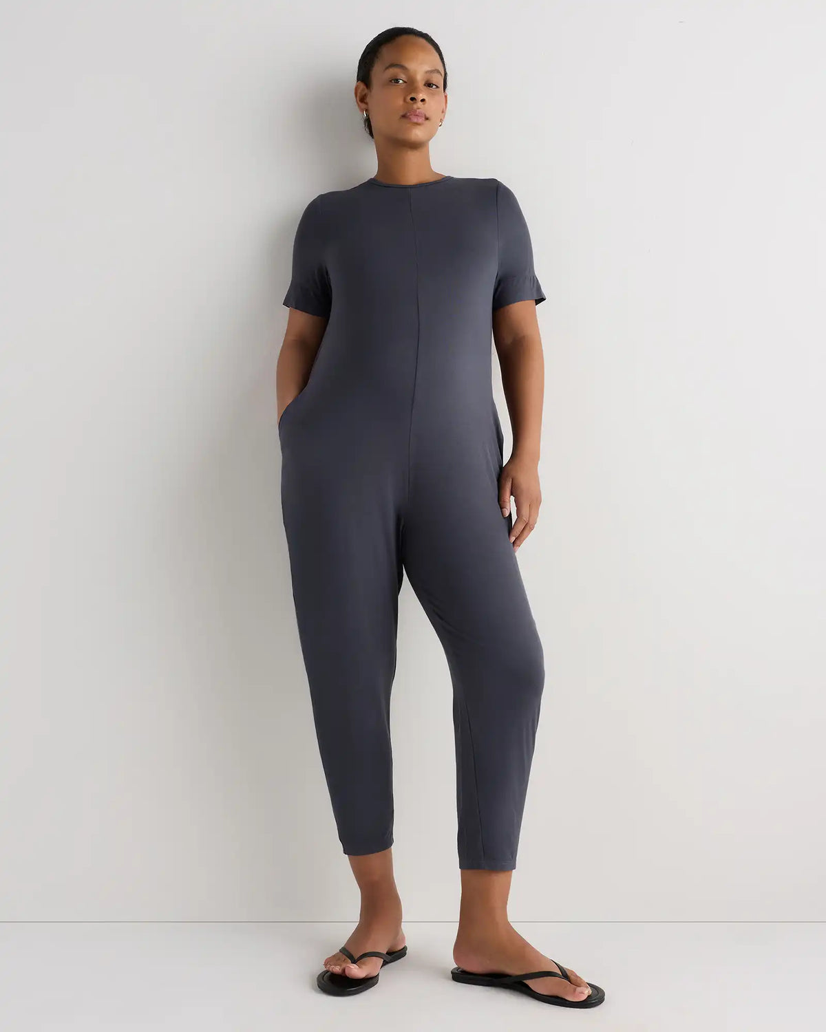 Bamboo Jersey Maternity Everyday Jumpsuit