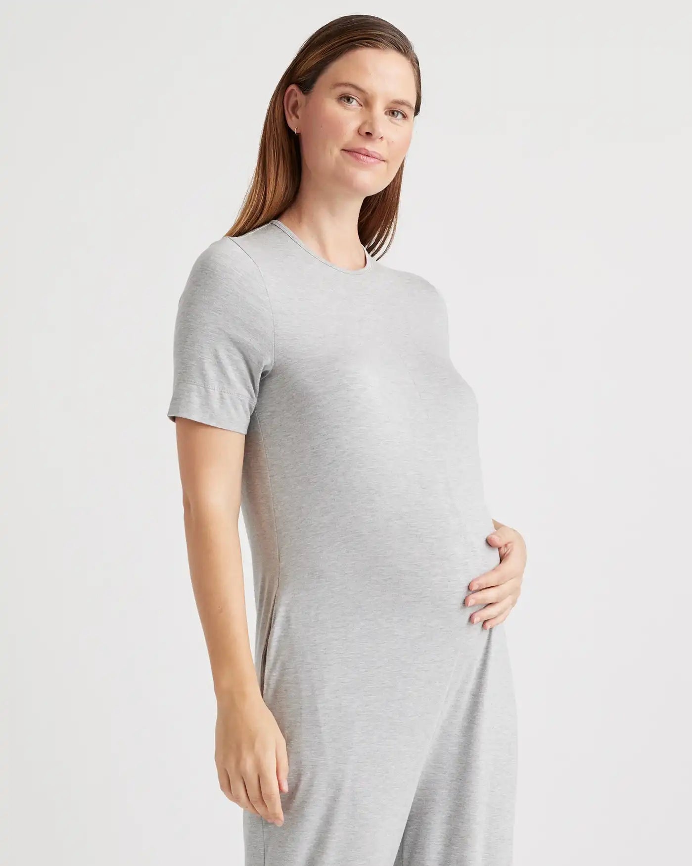 Bamboo Jersey Maternity Everyday Jumpsuit