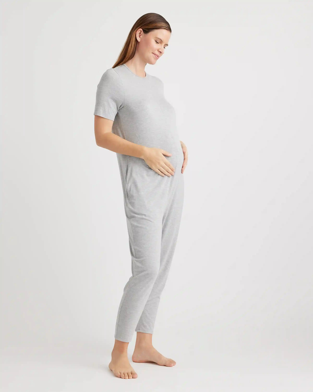 Bamboo Jersey Maternity Everyday Jumpsuit