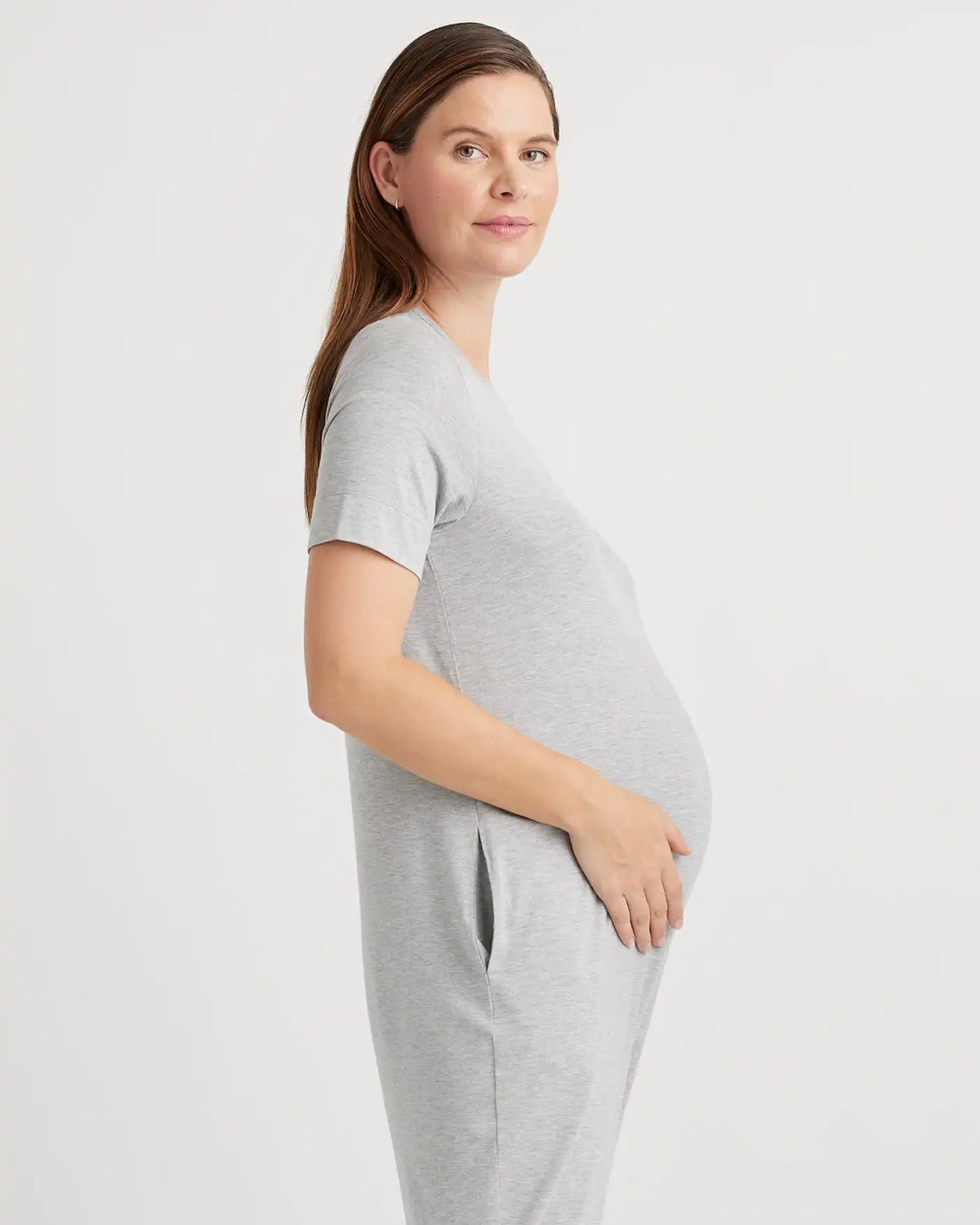 Bamboo Jersey Maternity Everyday Jumpsuit