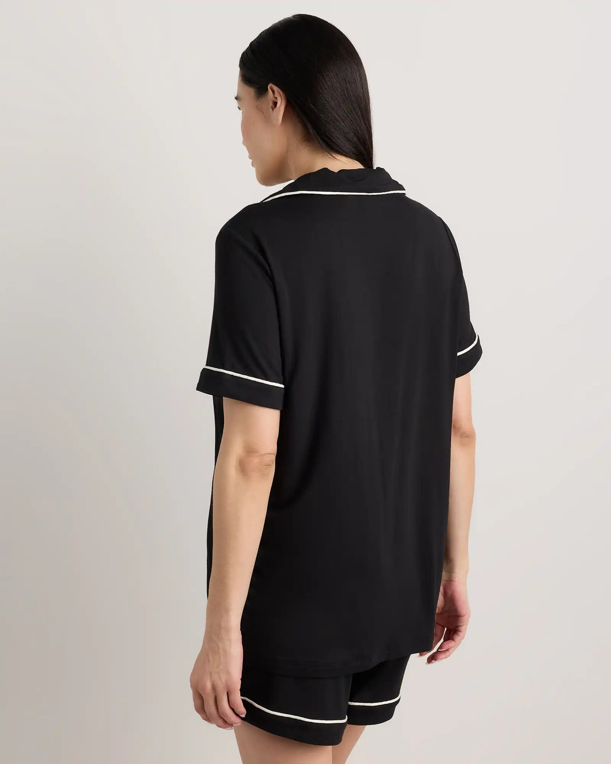 Bamboo Jersey Maternity Short Sleeve Pajama Set