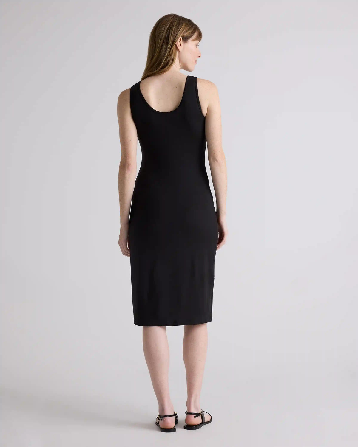 Recycled Knit Maternity Tank Midi Dress