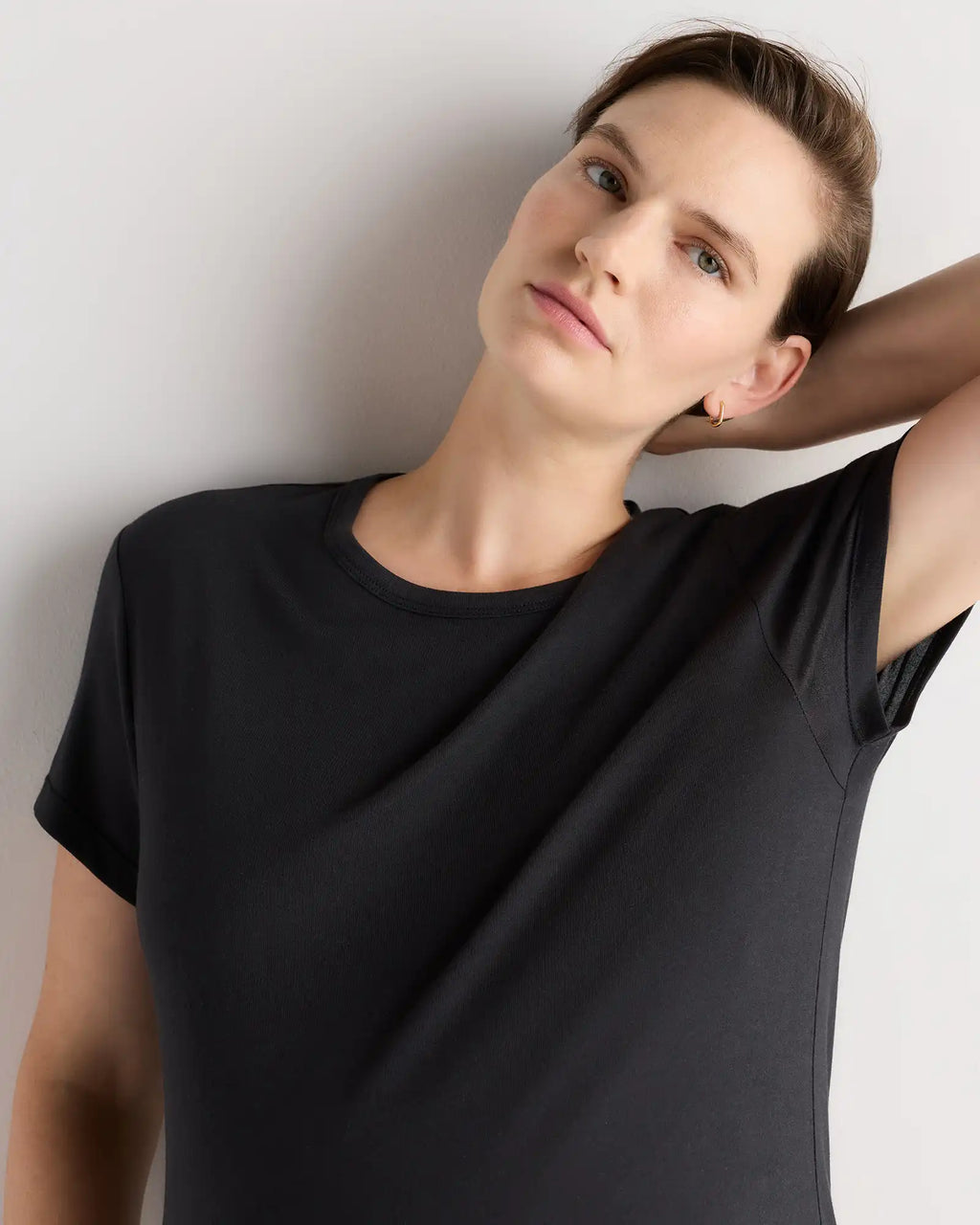 Cotton Modal Maternity Crew Neck Tee (2-pack)