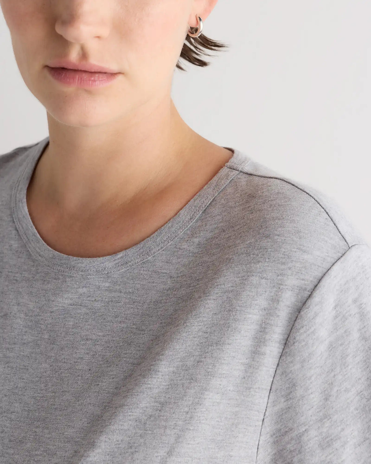 Cotton Modal Maternity Crew Neck Tee (2-pack)