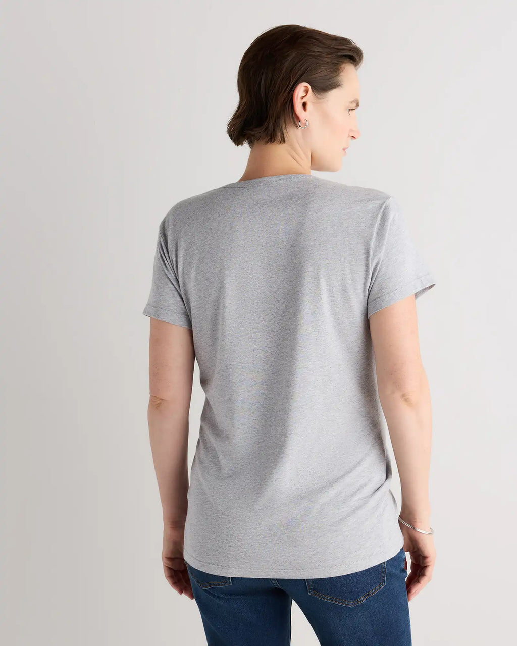 Cotton Modal Maternity Crew Neck Tee (2-pack)