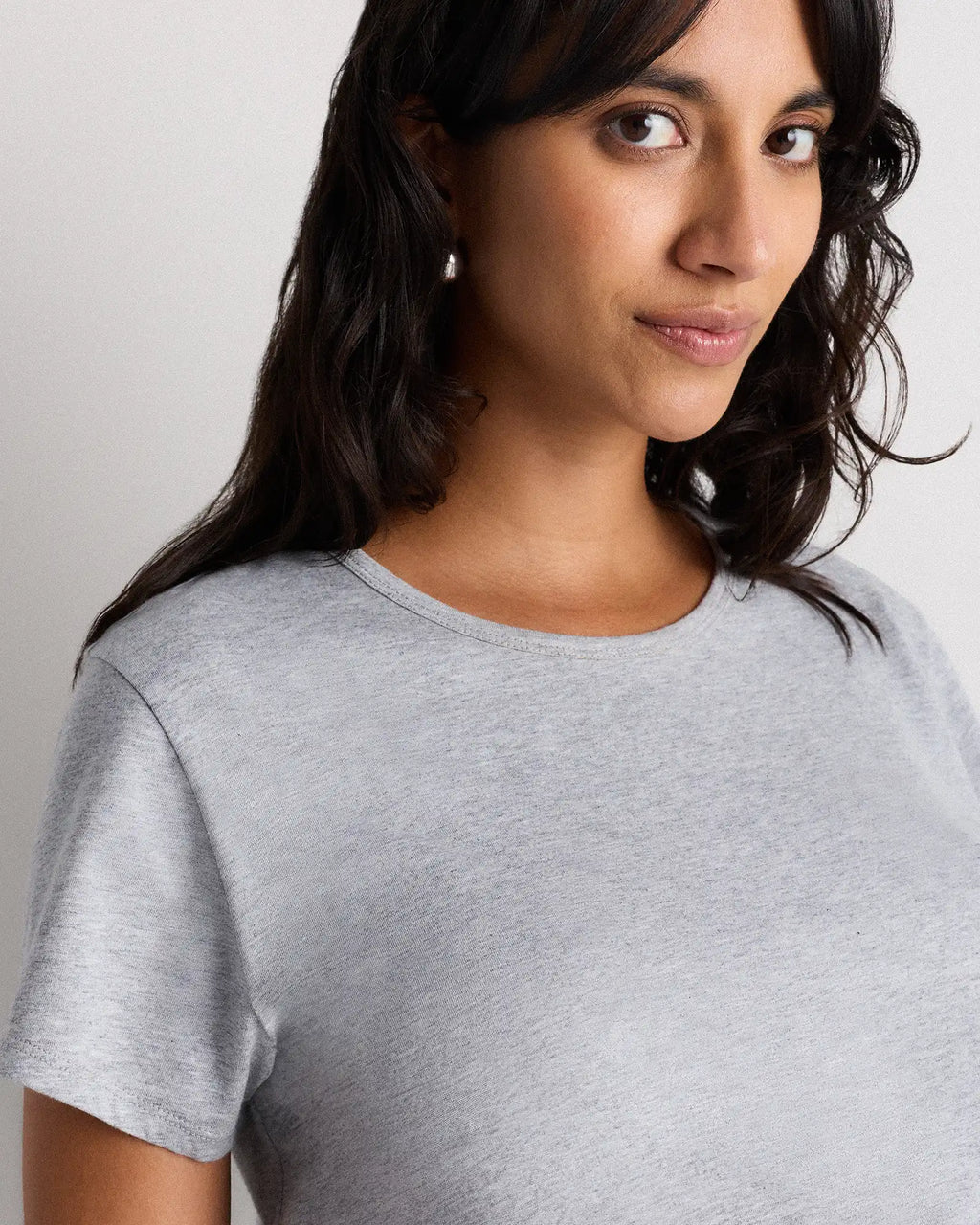 Cotton Modal Maternity Crew Neck Tee (2-pack)