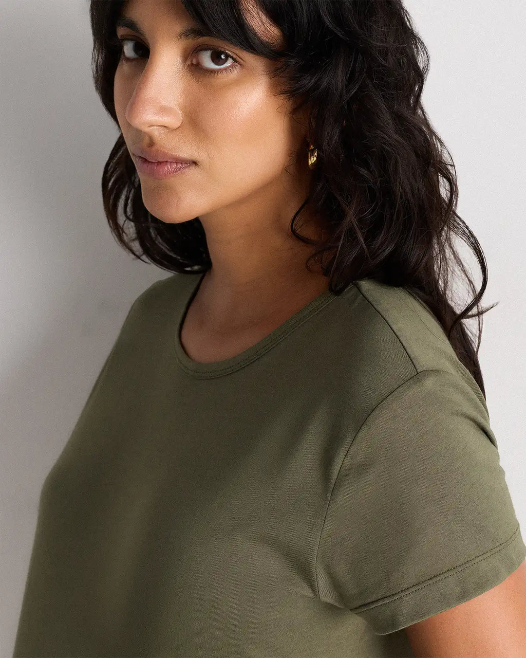 Cotton Modal Maternity Crew Neck Tee (2-pack)