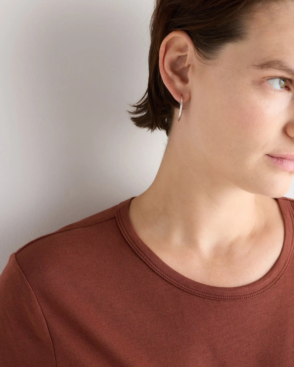 Cotton Modal Maternity Crew Neck Tee (2-pack)