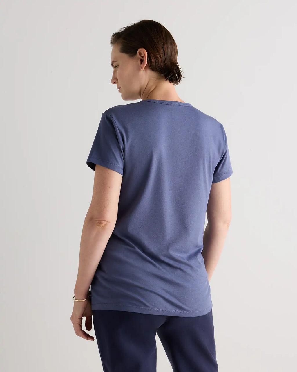 Cotton Modal Maternity Crew Neck Tee (2-pack)