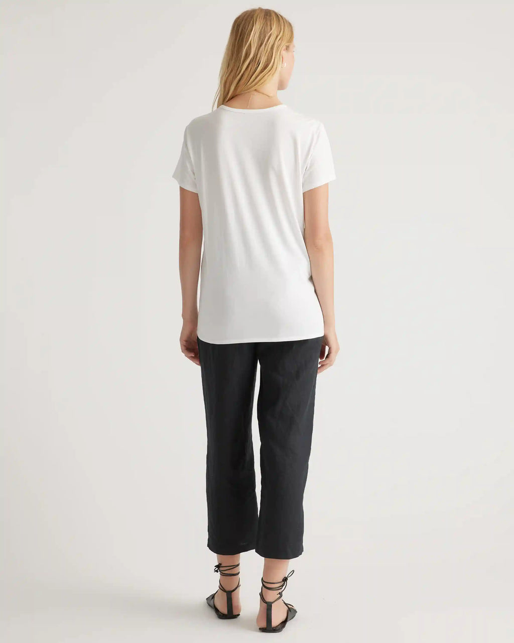 Cotton Modal Maternity Crew Neck Tee (2-pack)