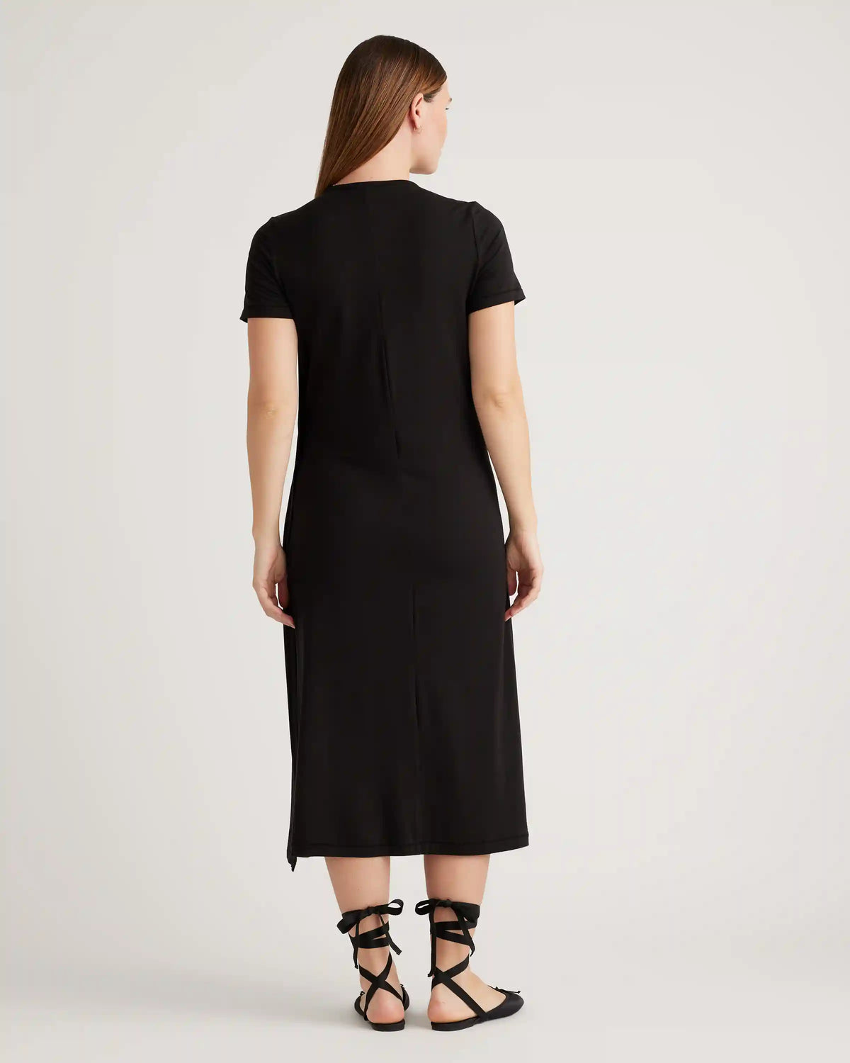 Bamboo Jersey Maternity & Nursing T-Shirt Dress
