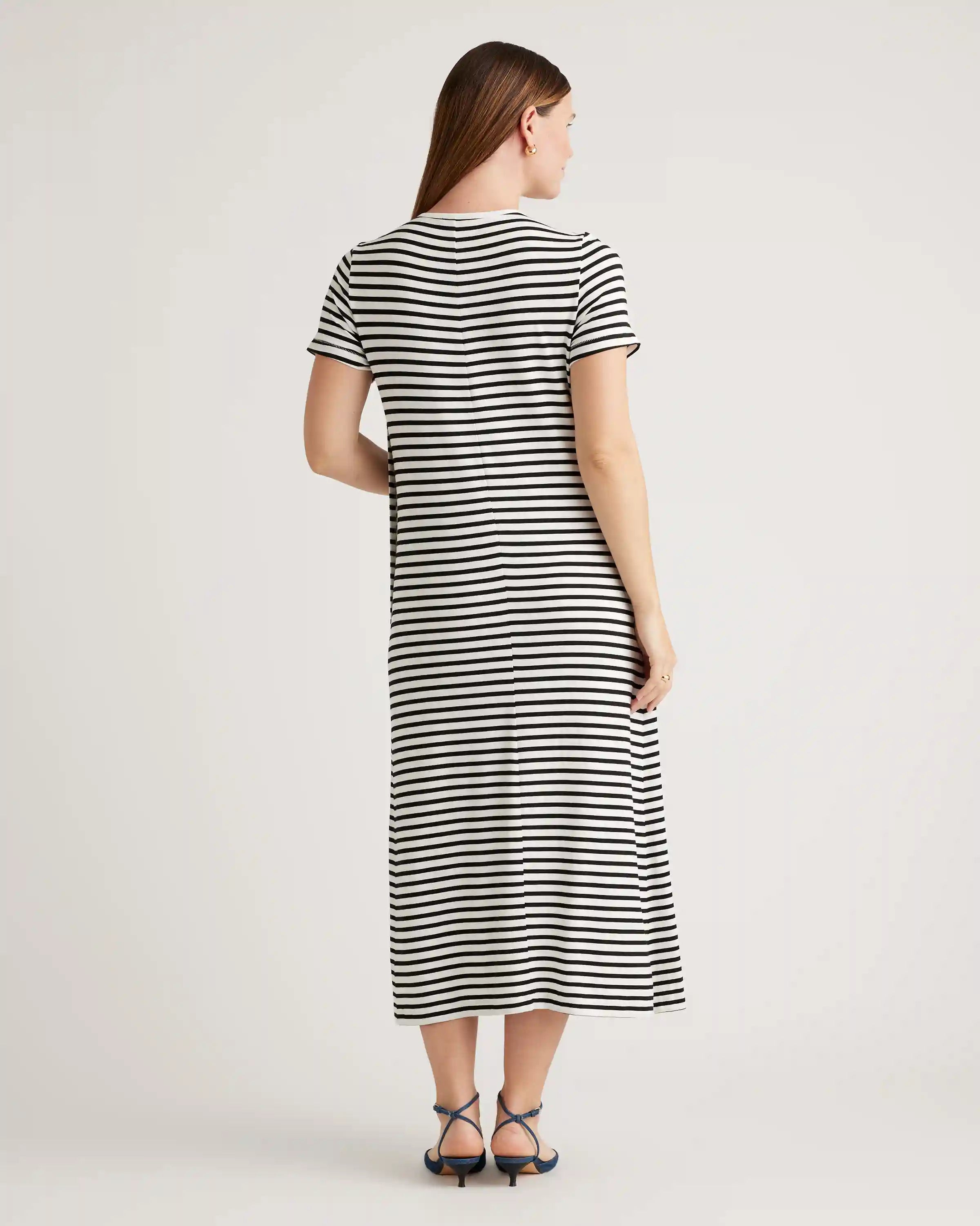 Bamboo Jersey Maternity & Nursing T-Shirt Dress