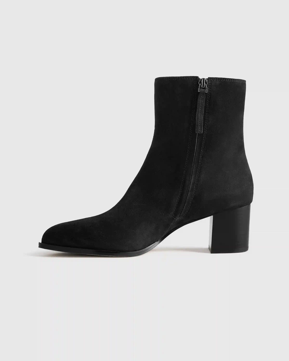 Italian Leather Heeled Ankle Boot