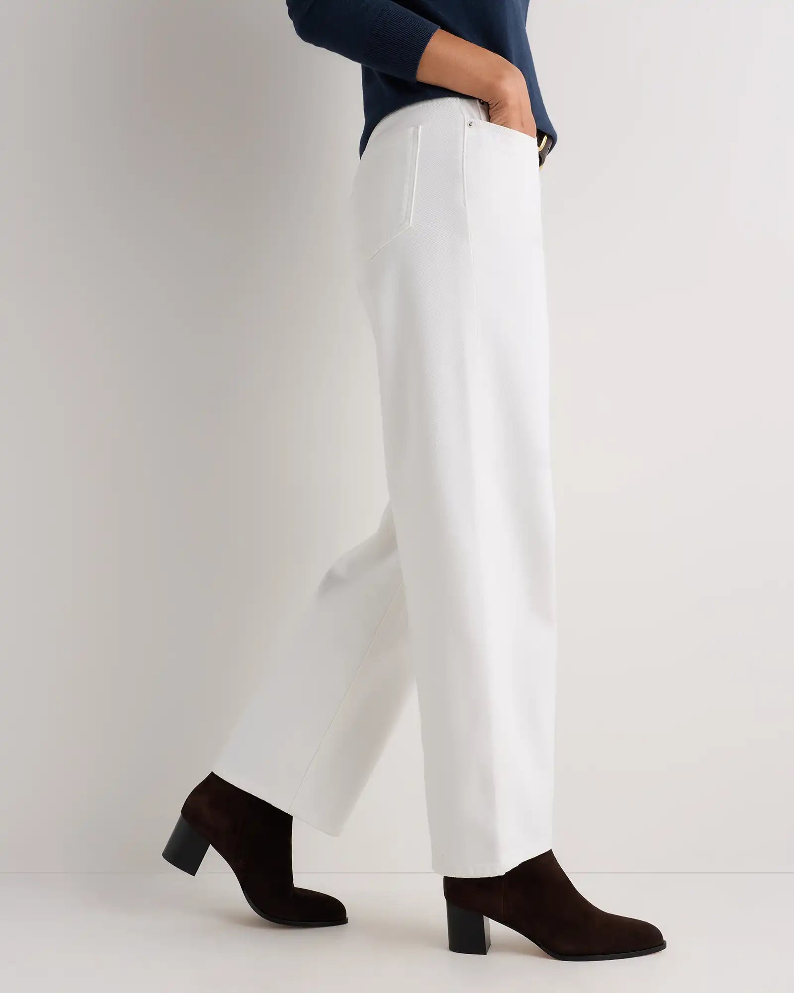 Italian Leather Heeled Ankle Boot