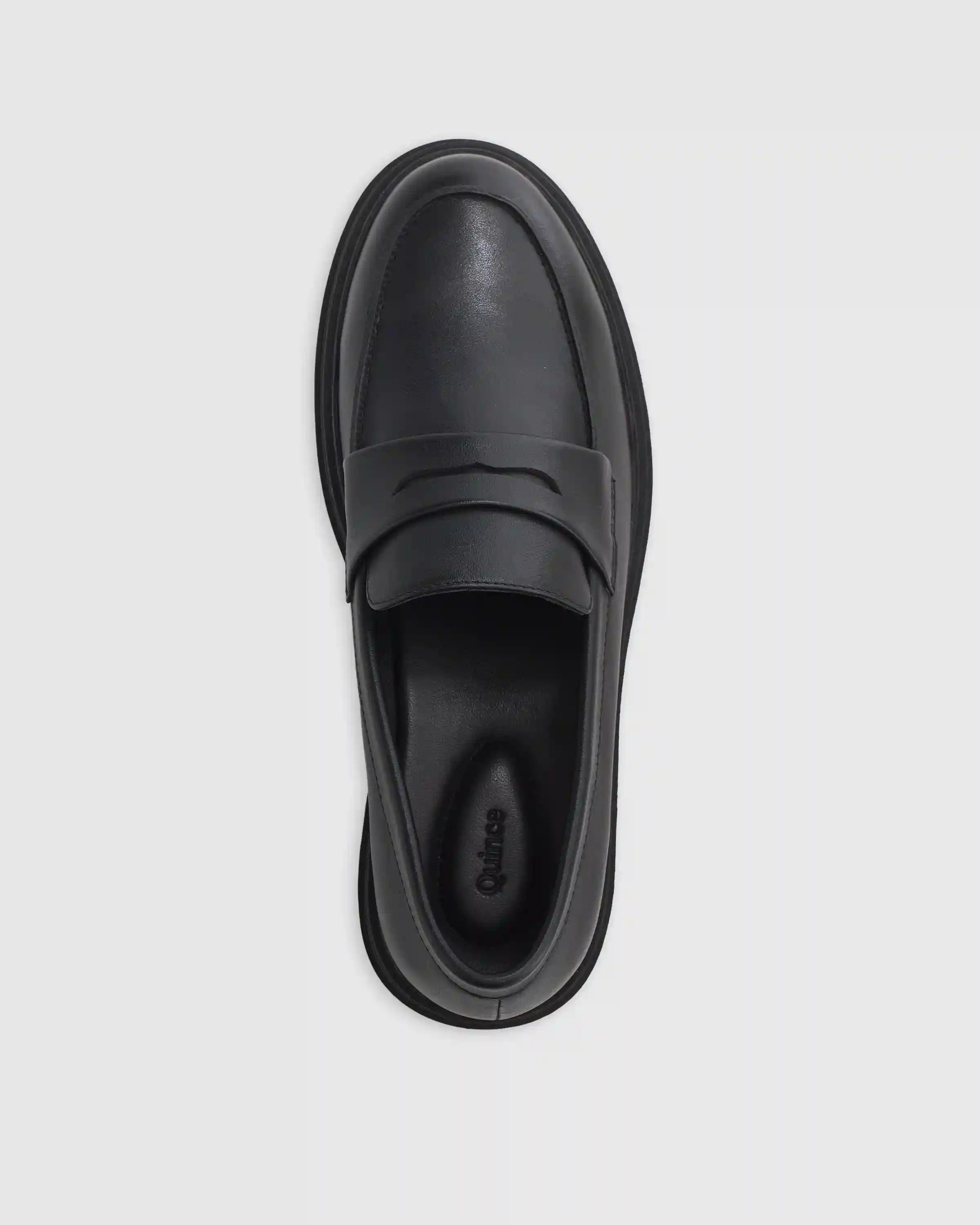Italian Leather Lug Sole Loafer