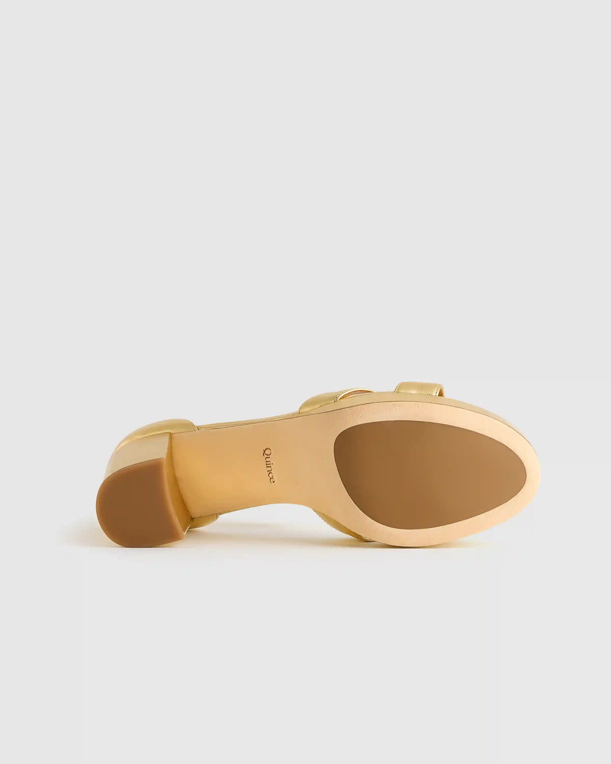 Italian Leather Crisscross Platform Sandal