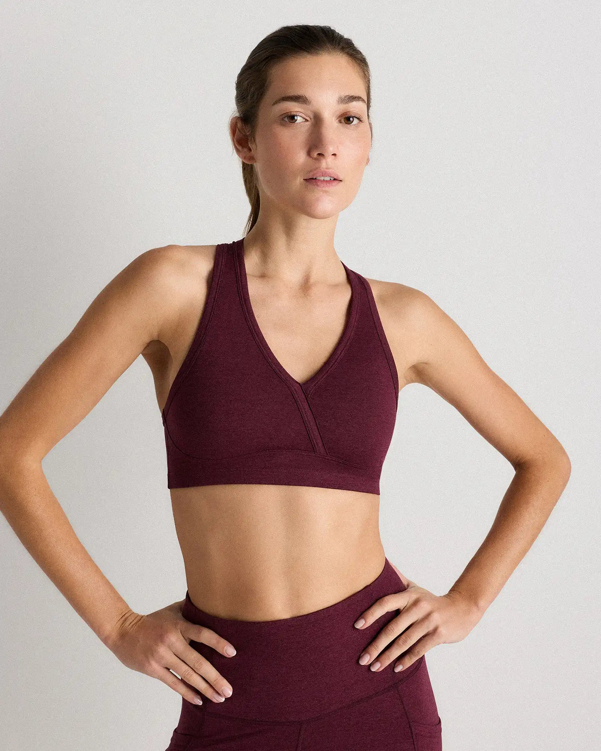 Ultra-Soft V-Neck Racerback Bra