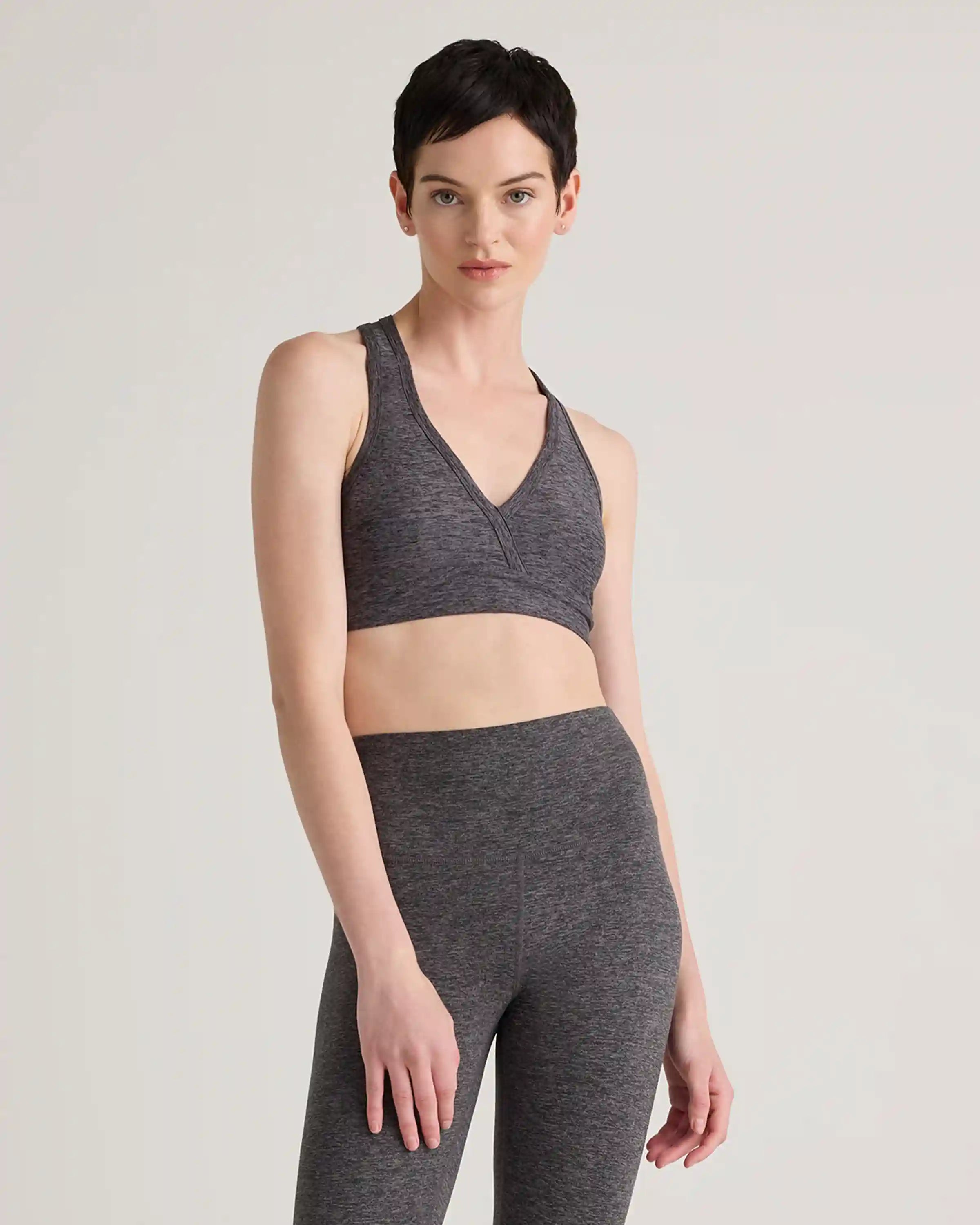 Ultra-Soft V-Neck Racerback Bra