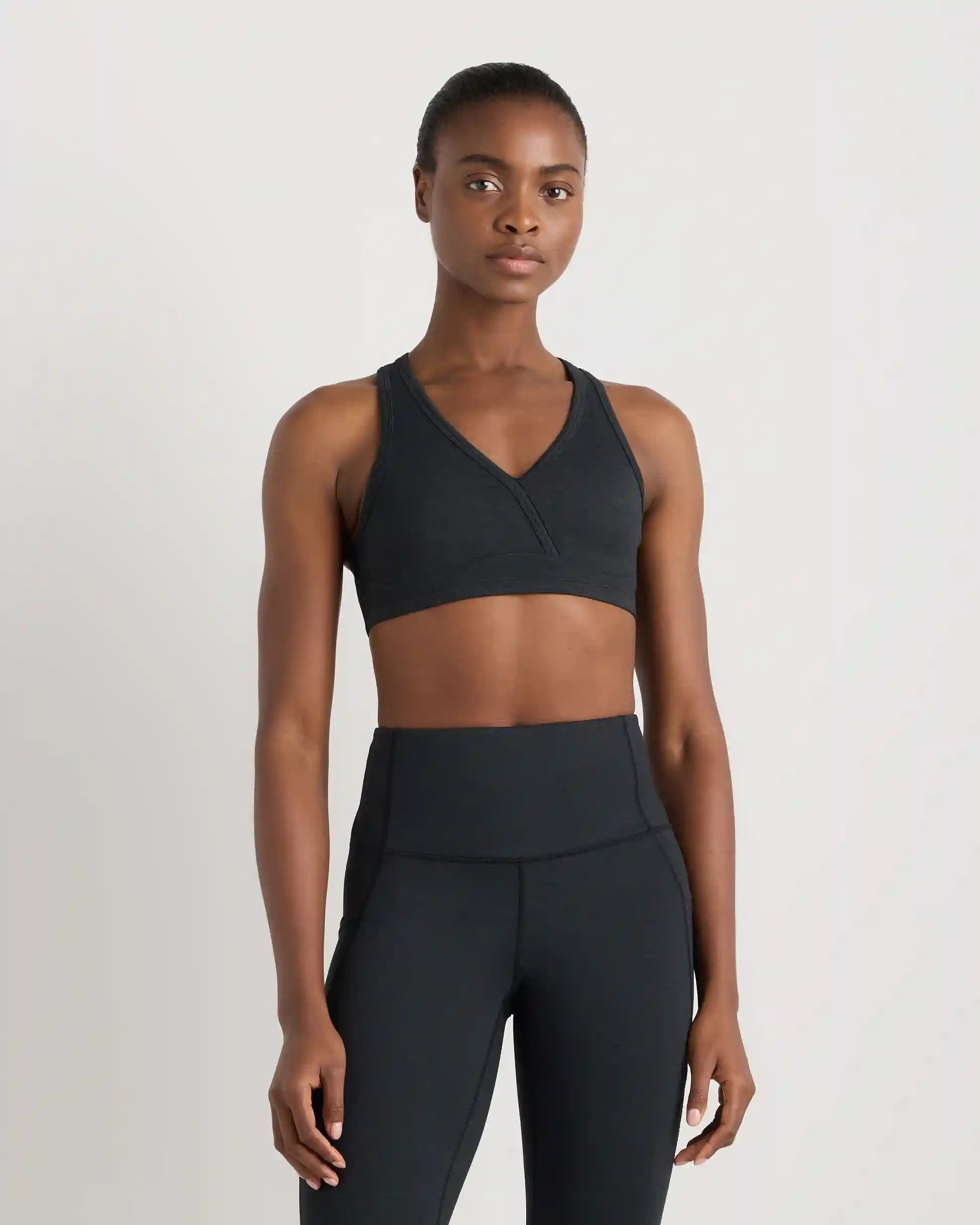 Ultra-Soft V-Neck Racerback Bra