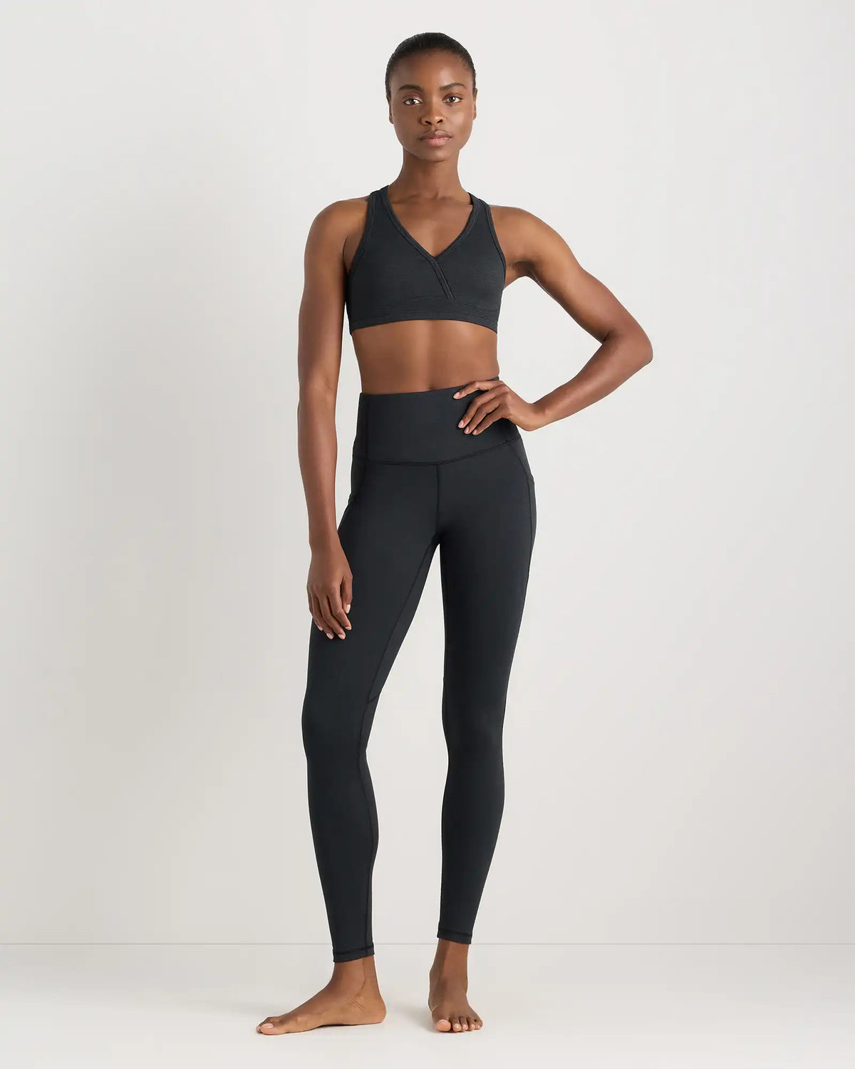 Ultra-Soft V-Neck Racerback Bra