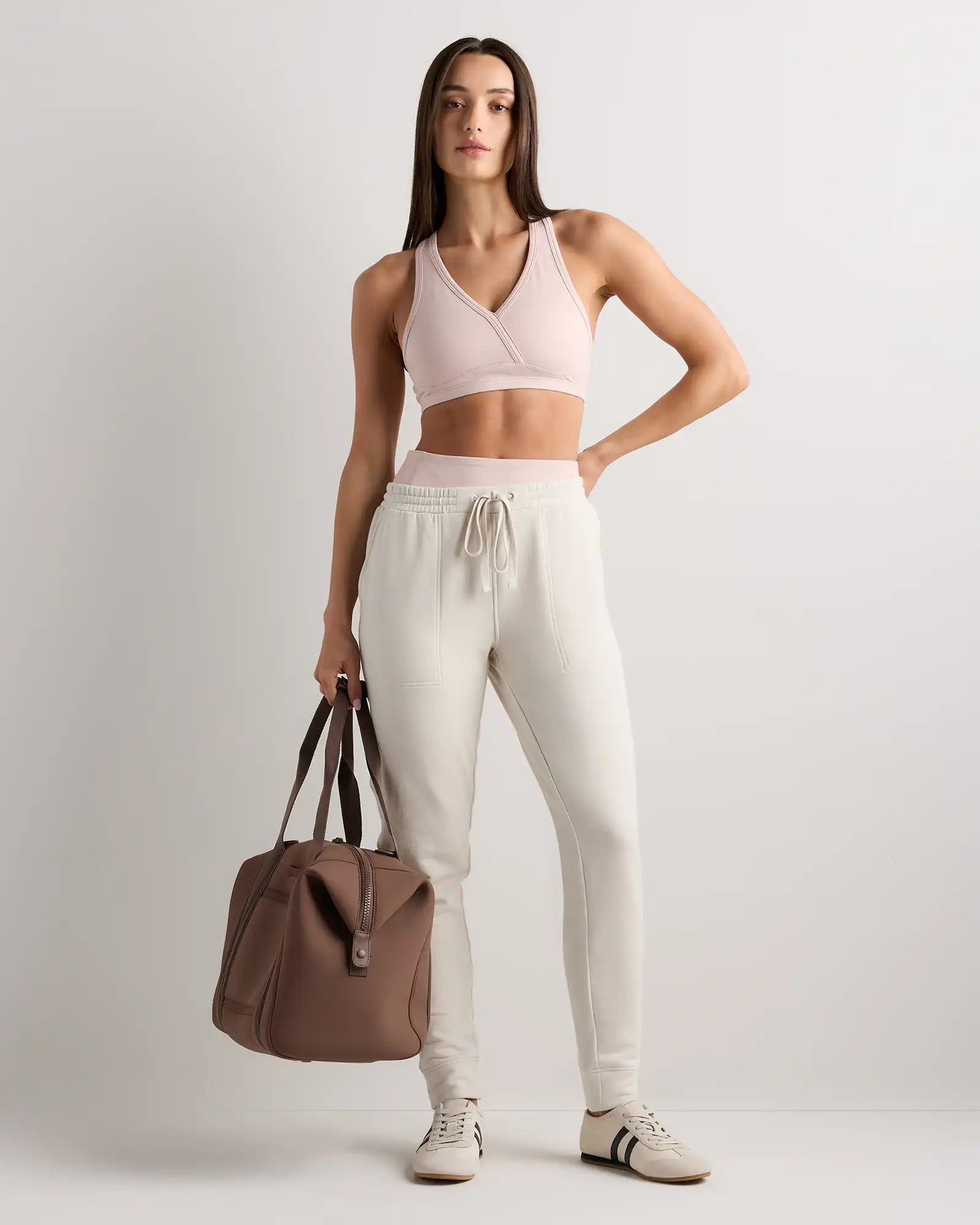 Ultra-Soft V-Neck Racerback Bra