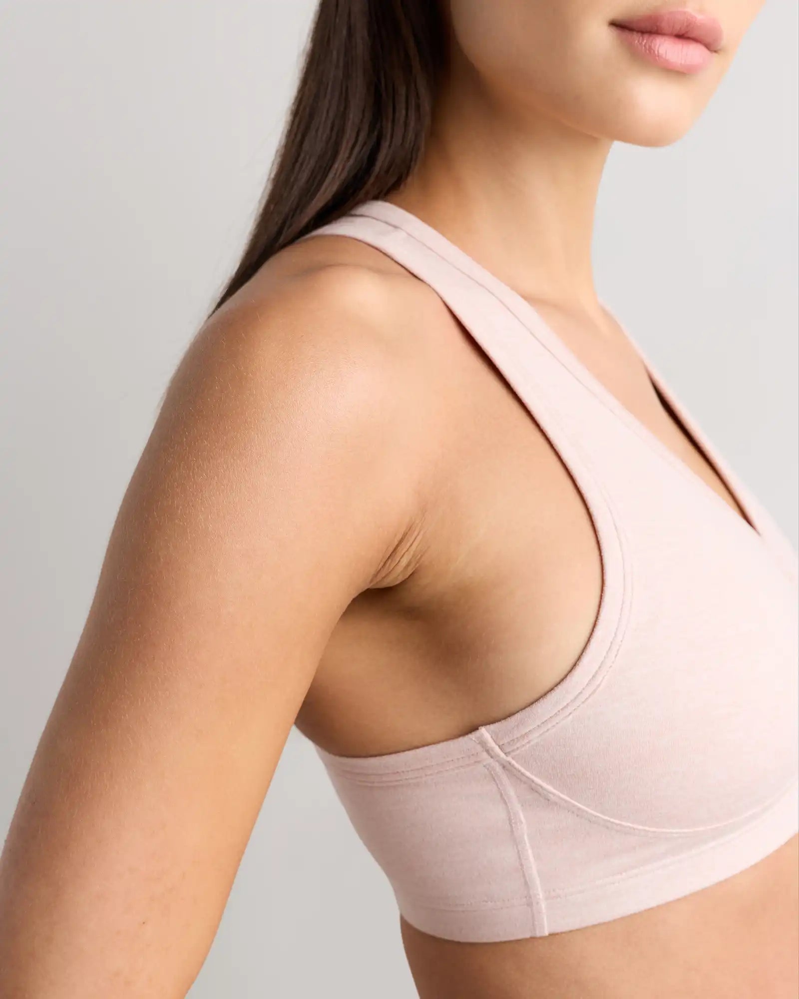 Ultra-Soft V-Neck Racerback Bra