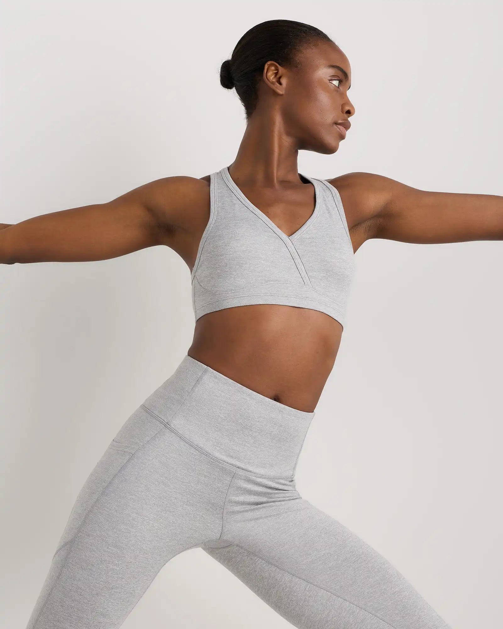 Ultra-Soft V-Neck Racerback Bra