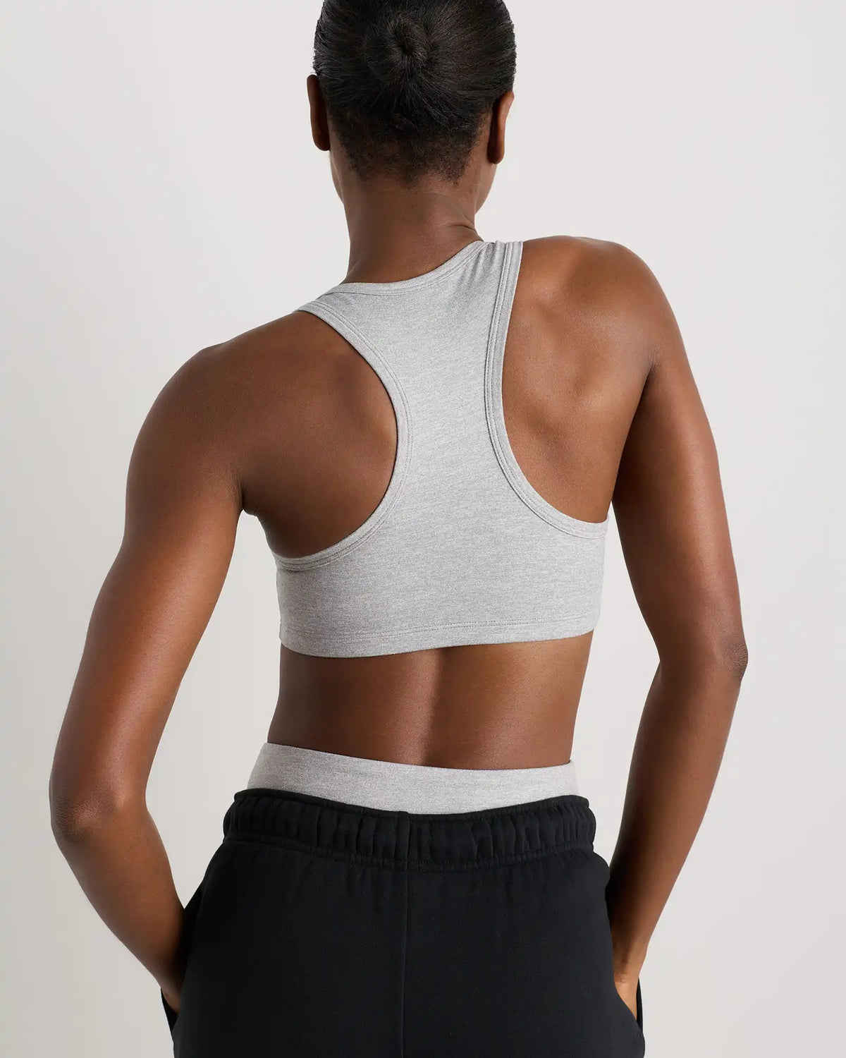 Ultra-Soft V-Neck Racerback Bra