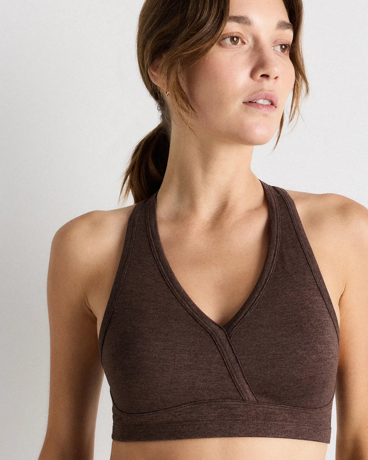 Ultra-Soft V-Neck Racerback Bra