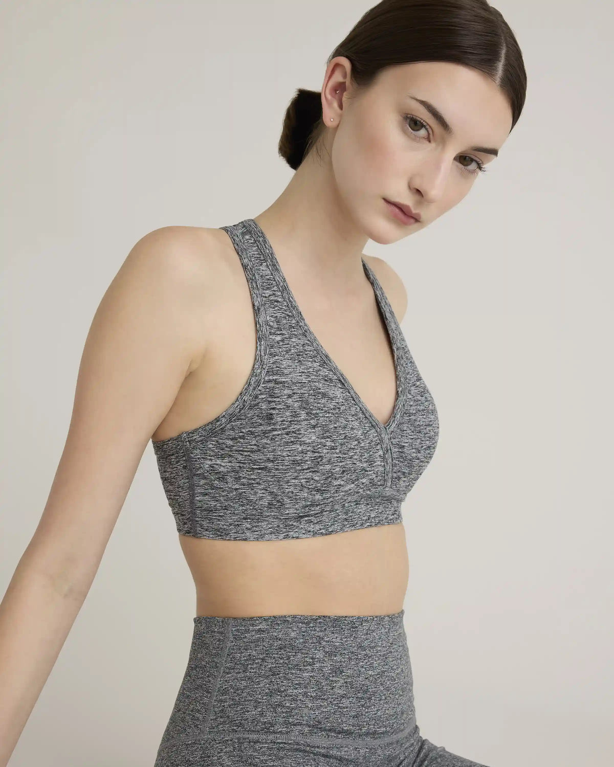 Ultra-Soft V-Neck Racerback Bra