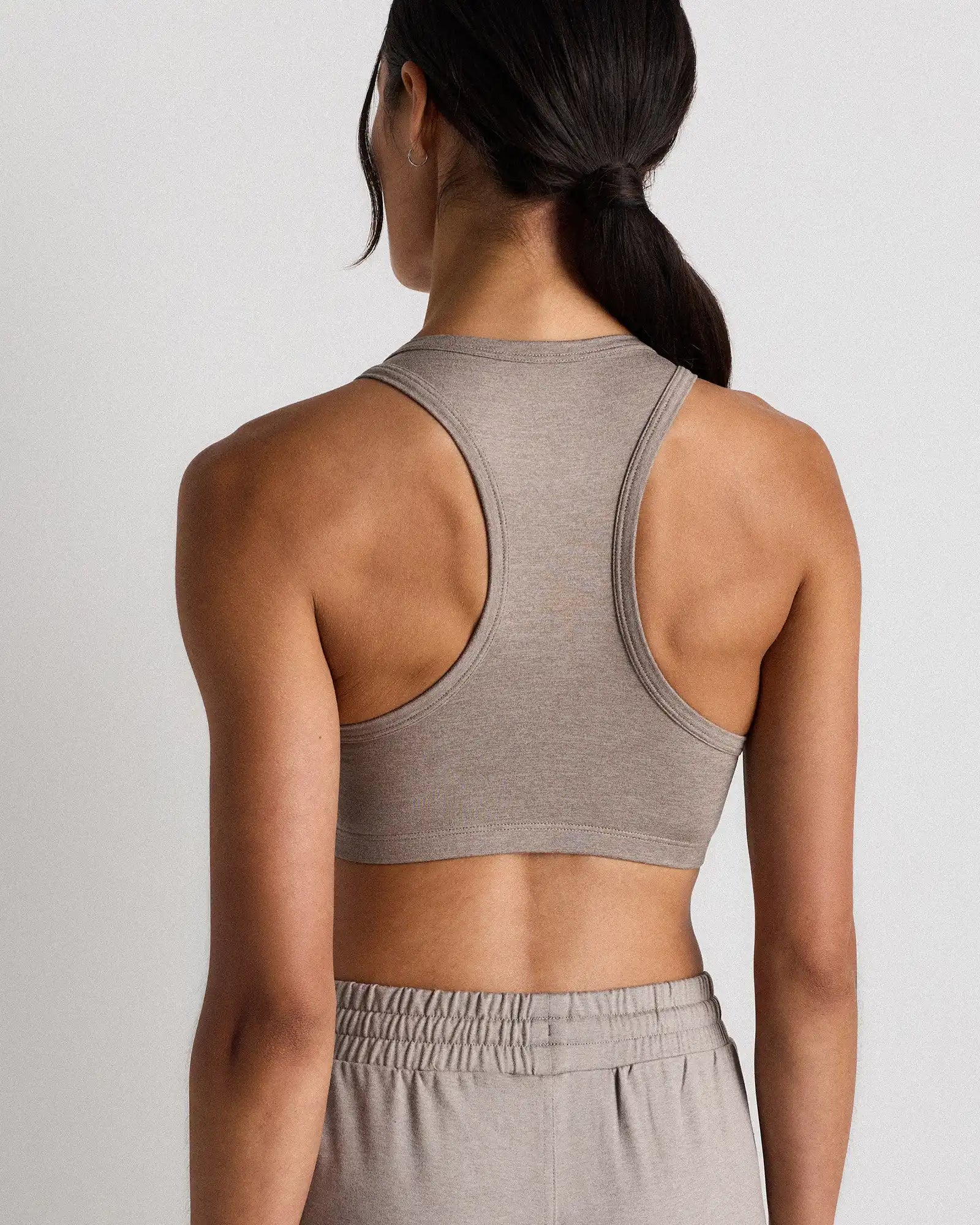 Ultra-Soft V-Neck Racerback Bra