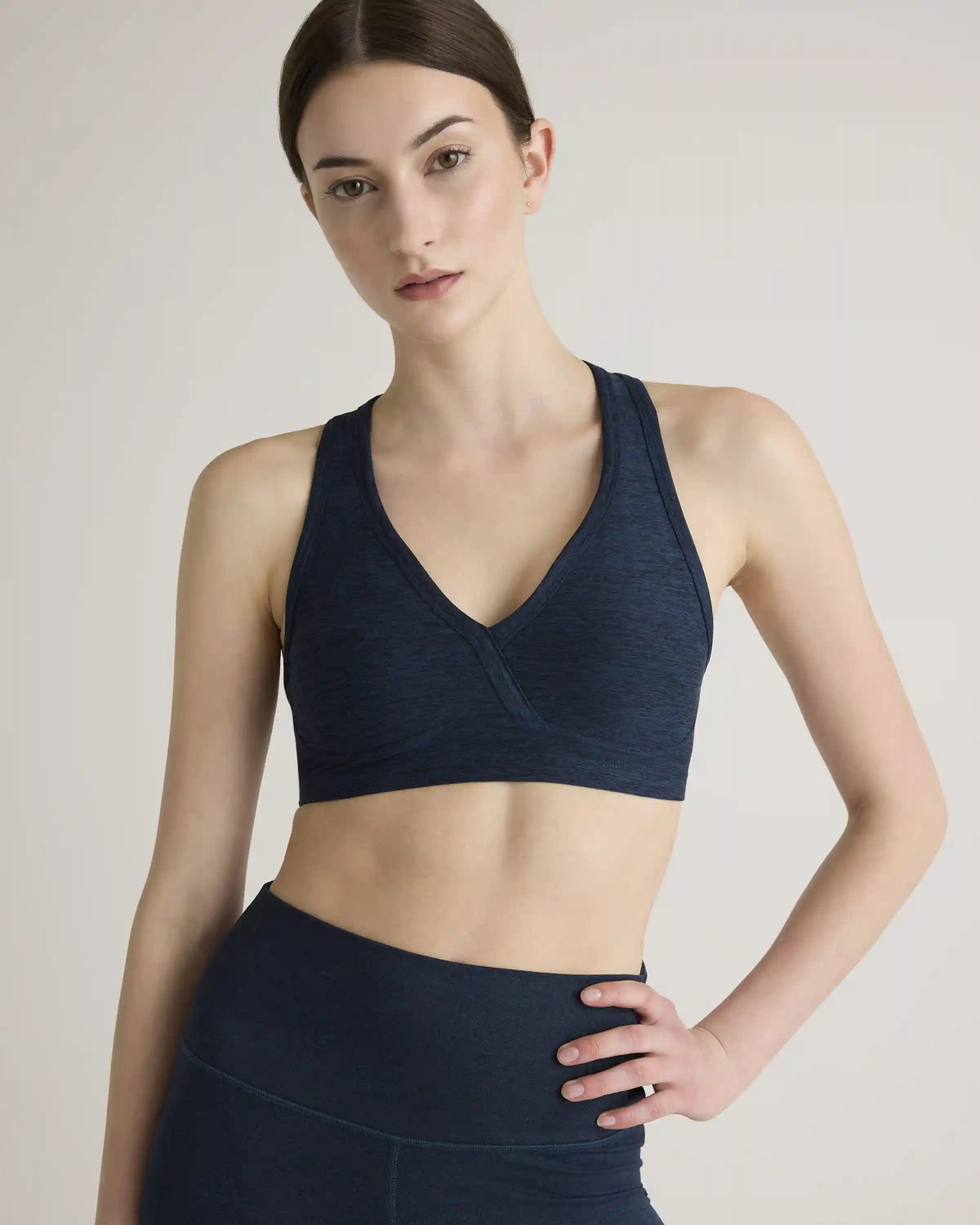 Ultra-Soft V-Neck Racerback Bra