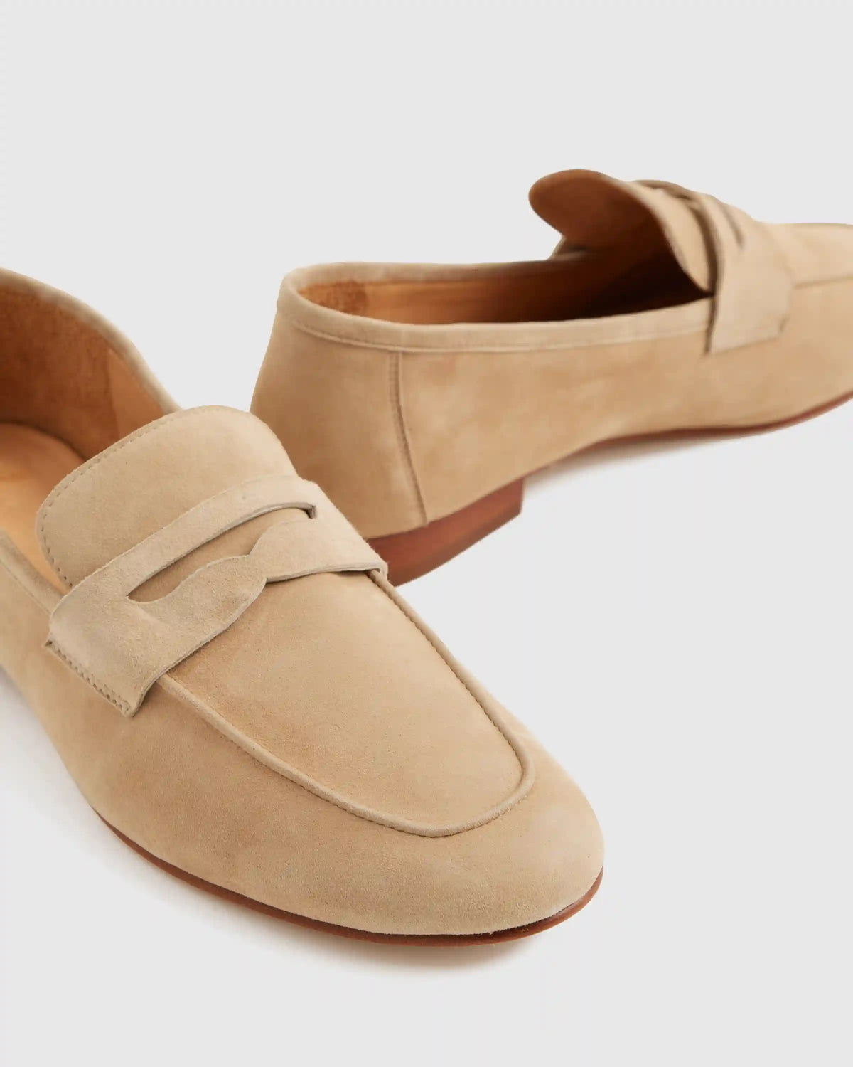 Italian Suede Penny Loafer