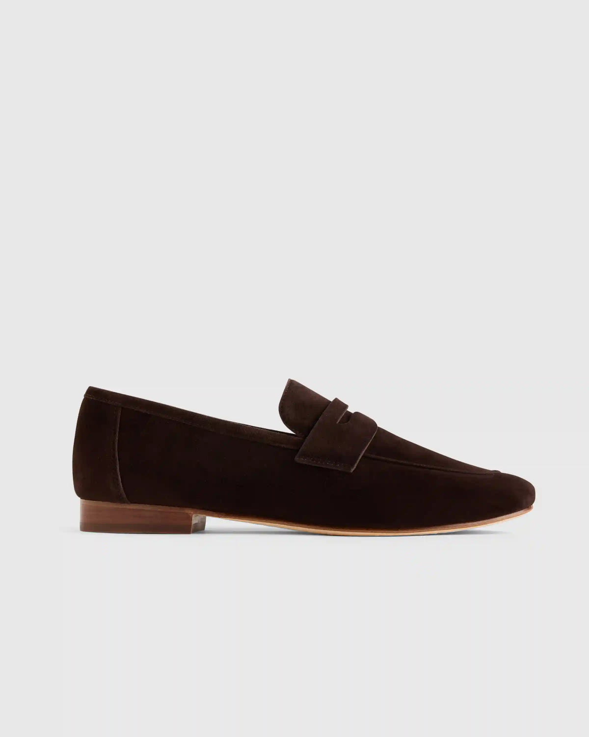 Italian Suede Penny Loafer