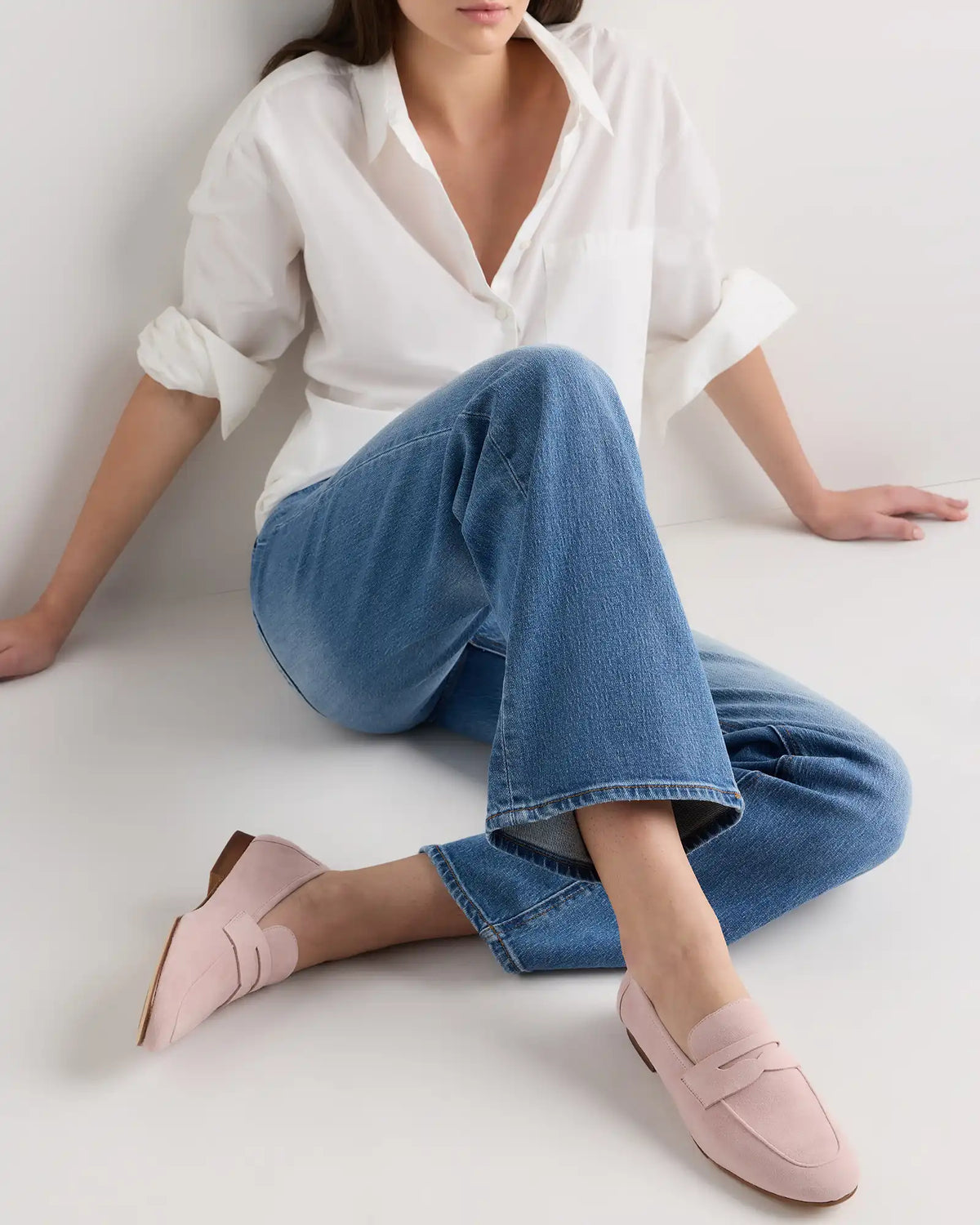 Italian Suede Penny Loafer