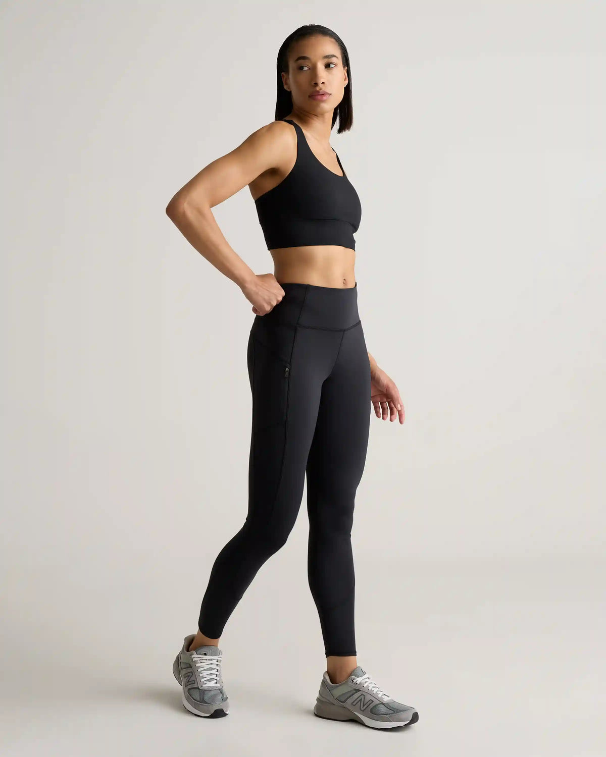 Power-Up Long Line Strappy Sports Bra
