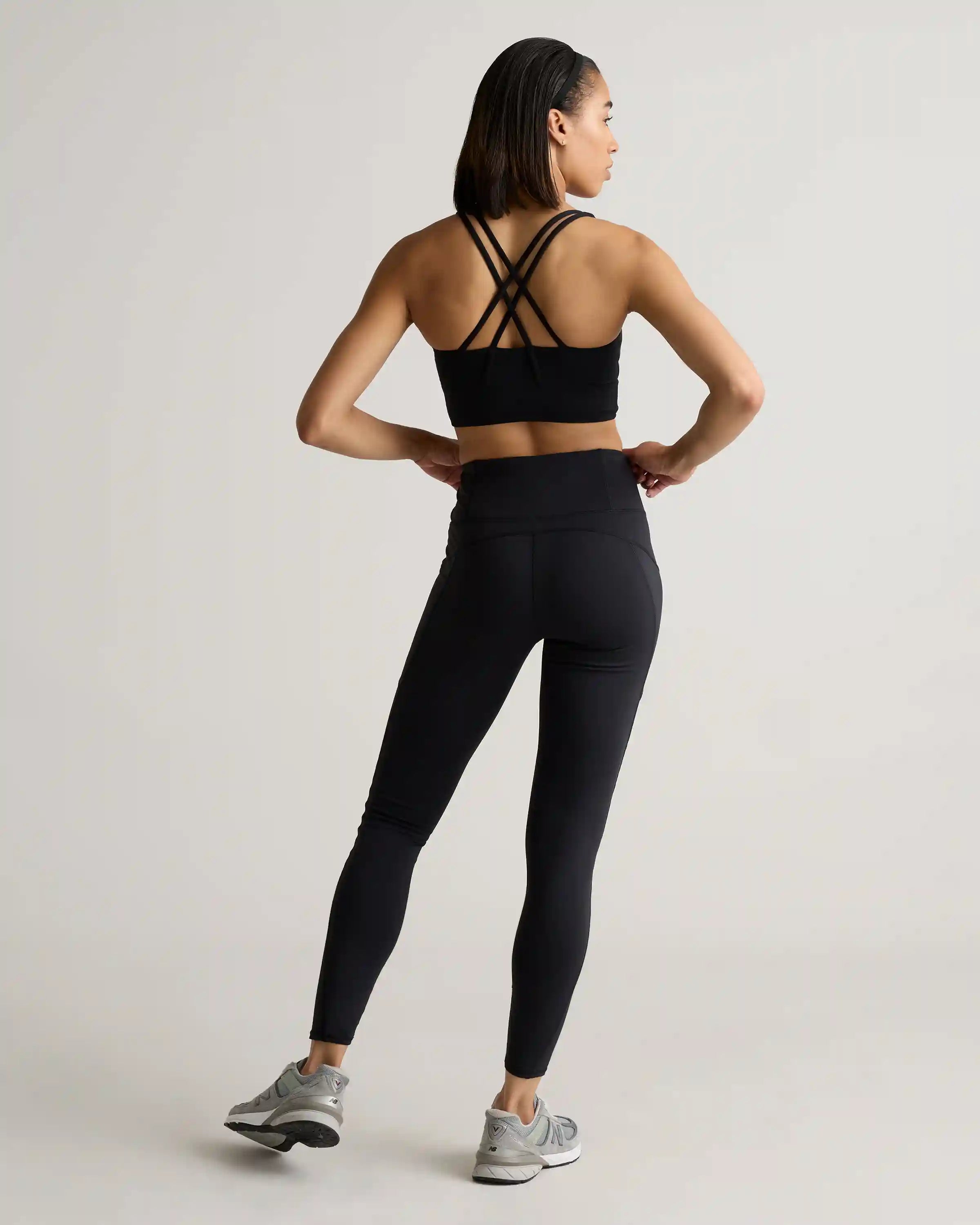 Power-Up Long Line Strappy Sports Bra